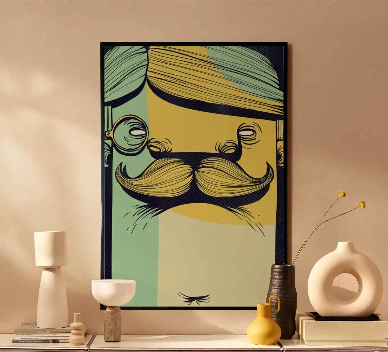 THE MUSTACHE poster da Caio Beltrão