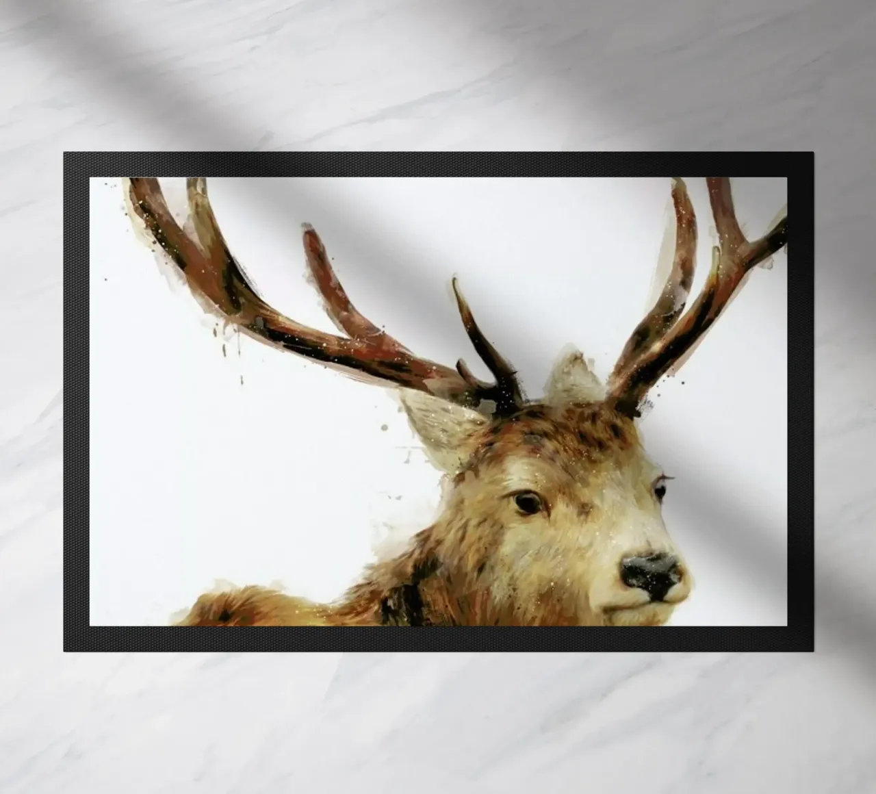 Winter Red Deer zerbino da Amy Hamilton