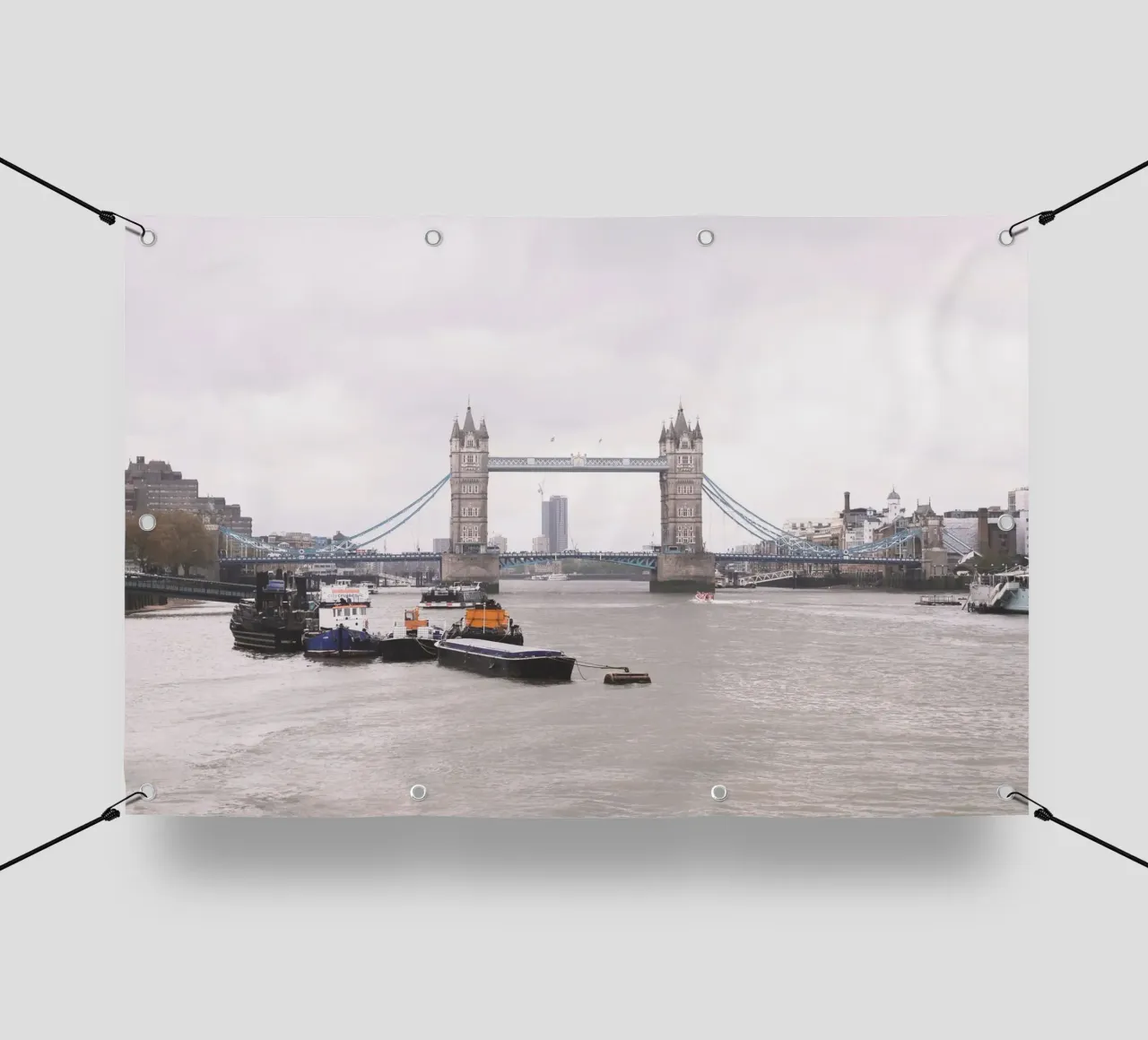 Londra, Inghilterra I Vista dello skyline del Tower Bridge telo in pvc da Julie Travel Photography