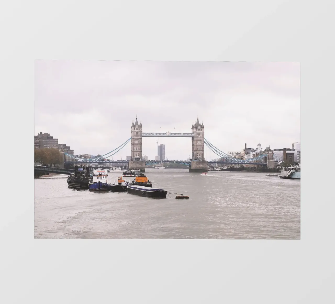 Londra, Inghilterra I Vista dello skyline del Tower Bridge telo in pvc da Julie Travel Photography