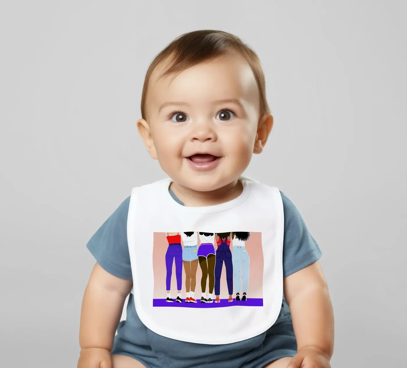 Booty baby slabbetje van Céleste Wallaert