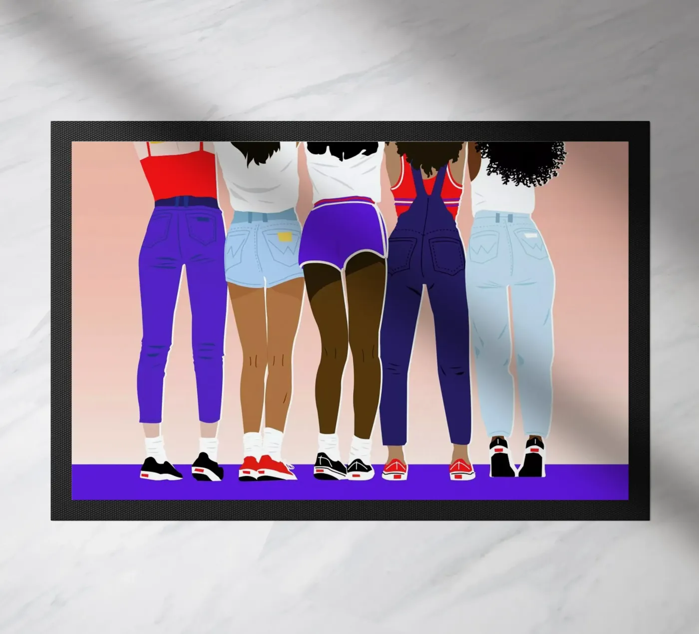 Booty doormat by Céleste Wallaert