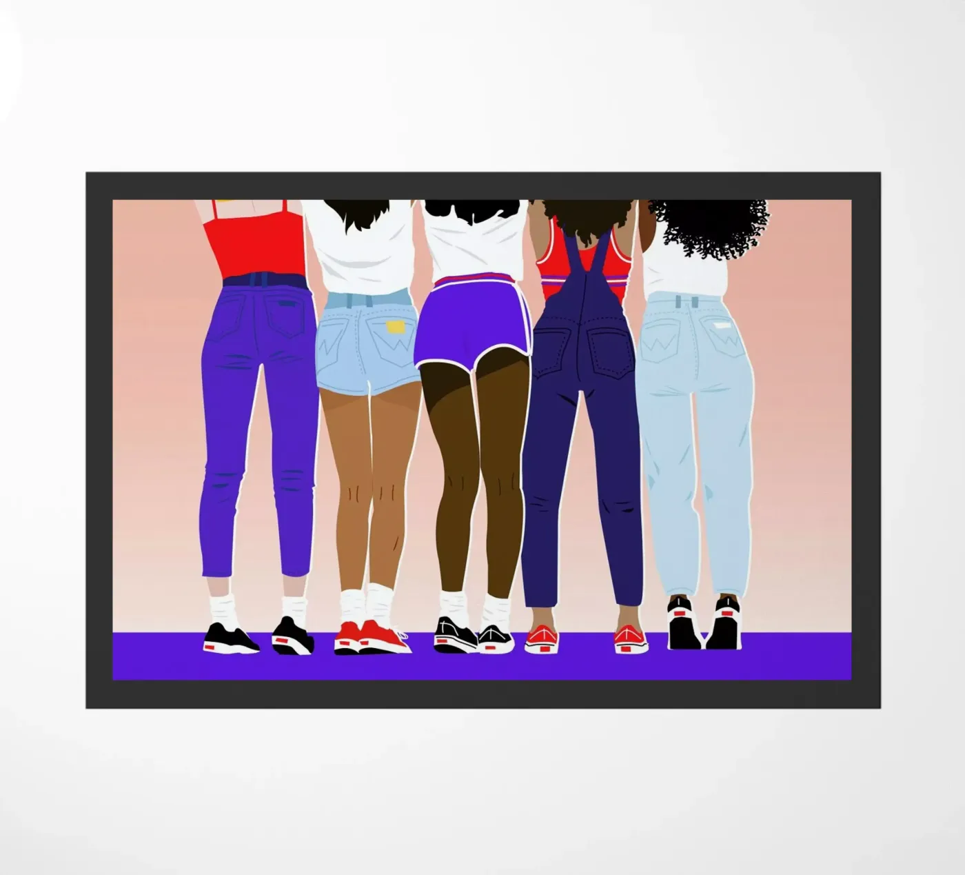 Booty doormat by Céleste Wallaert