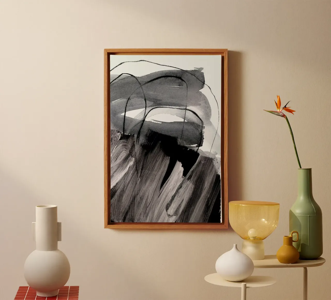 bs 5 canvas met Baklijst van IRIS LEHNHARDT FINE ART
