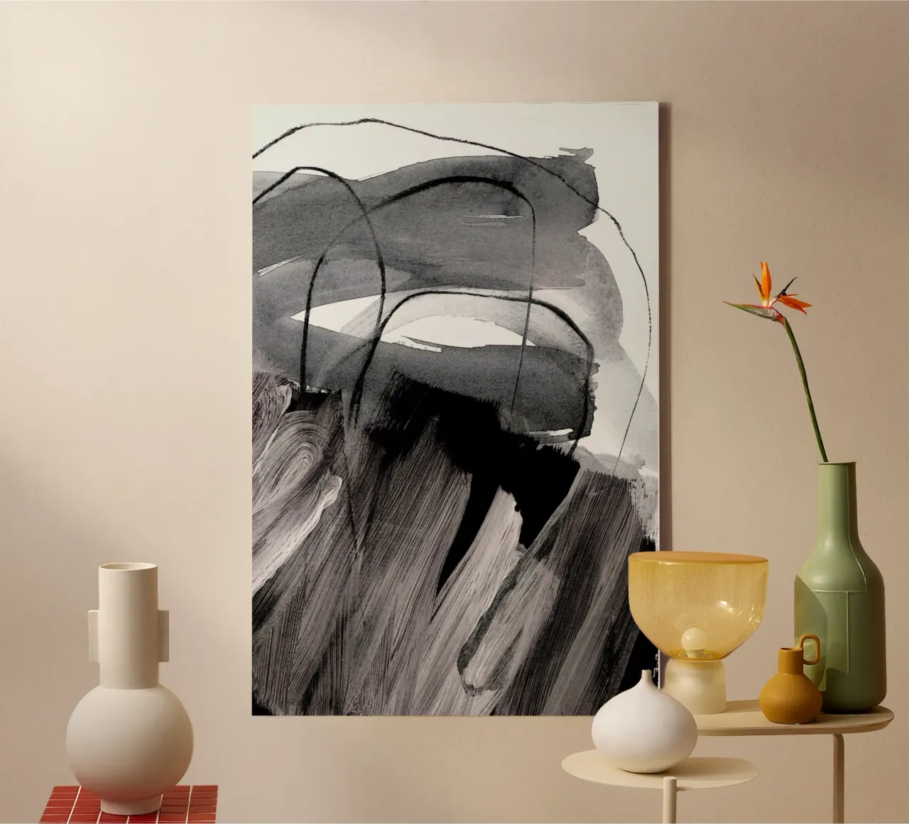 bs 5 canvas met Baklijst van IRIS LEHNHARDT FINE ART