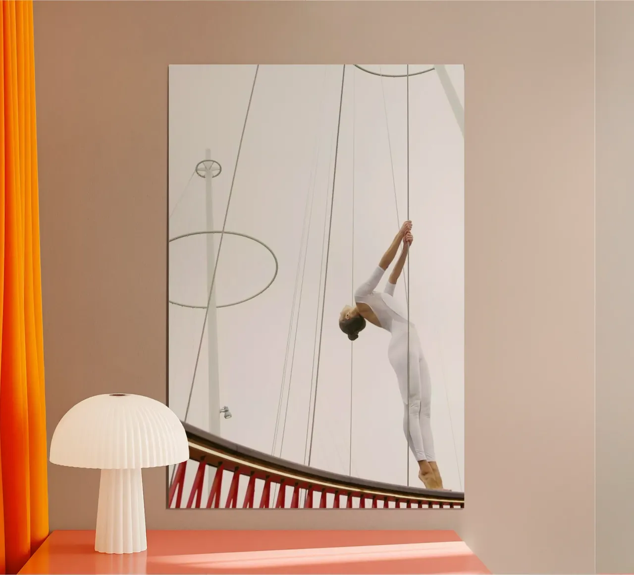 Copenhagen #4 poster con telaio in alluminio da The Urban Yoga