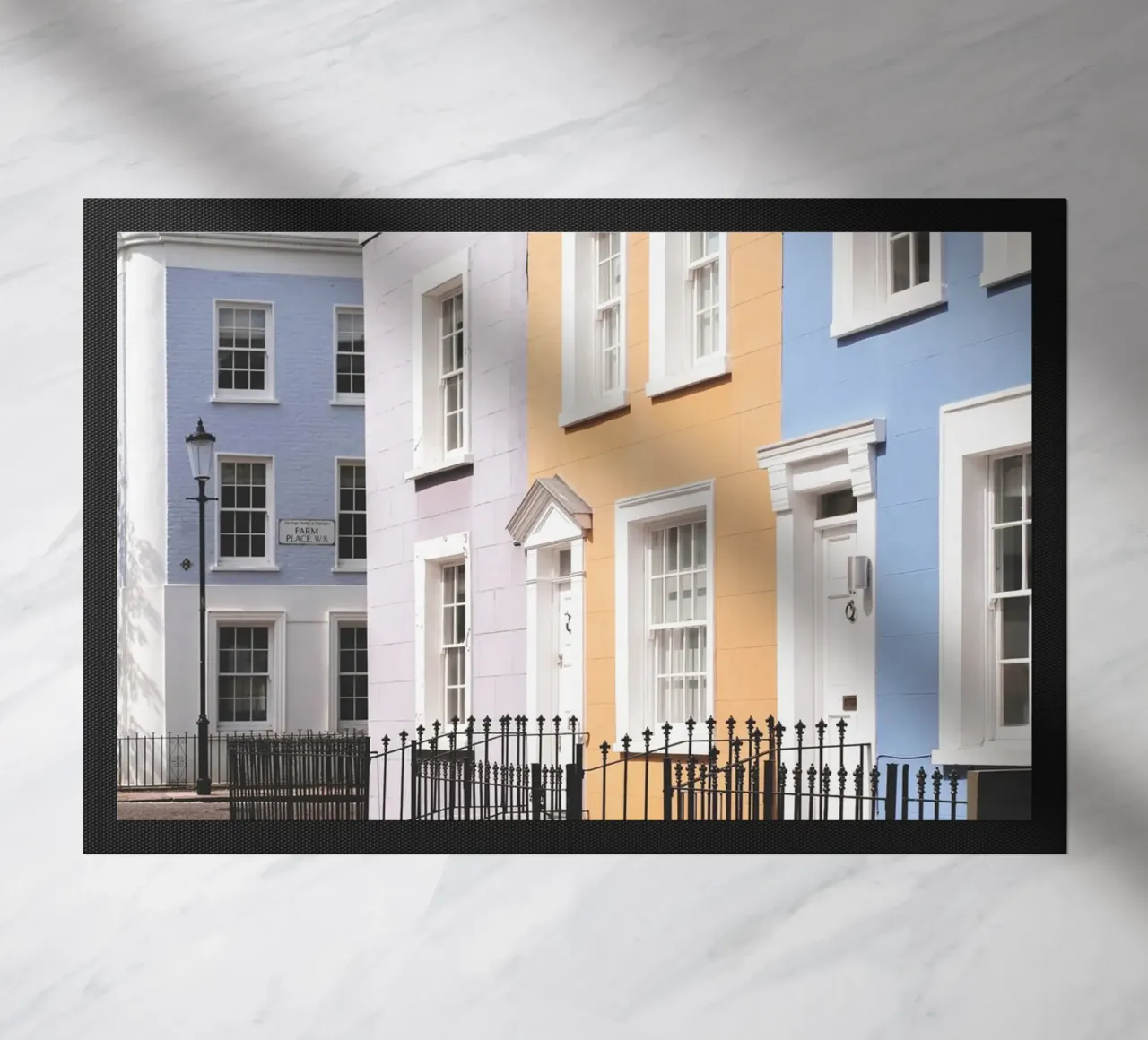 Londra, Inghilterra I Street a Notting Hill e case colorate zerbino da Julie Travel Photography