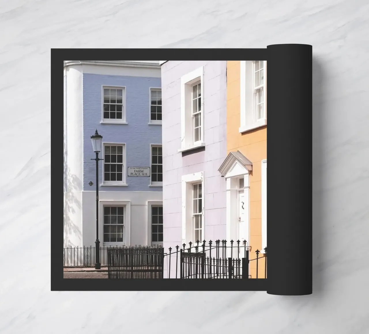 Londra, Inghilterra I Street a Notting Hill e case colorate zerbino da Julie Travel Photography