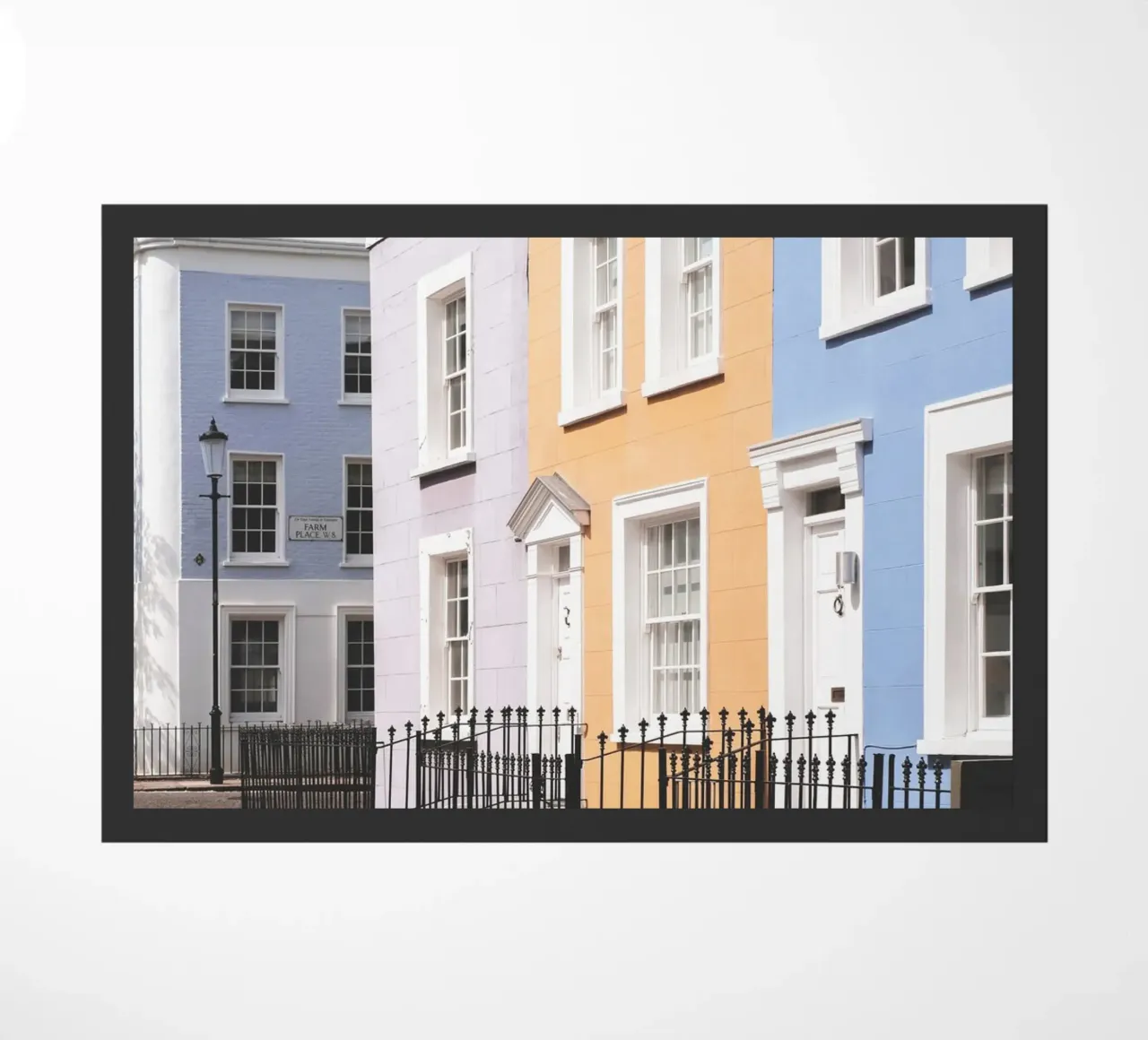 Londra, Inghilterra I Street a Notting Hill e case colorate zerbino da Julie Travel Photography