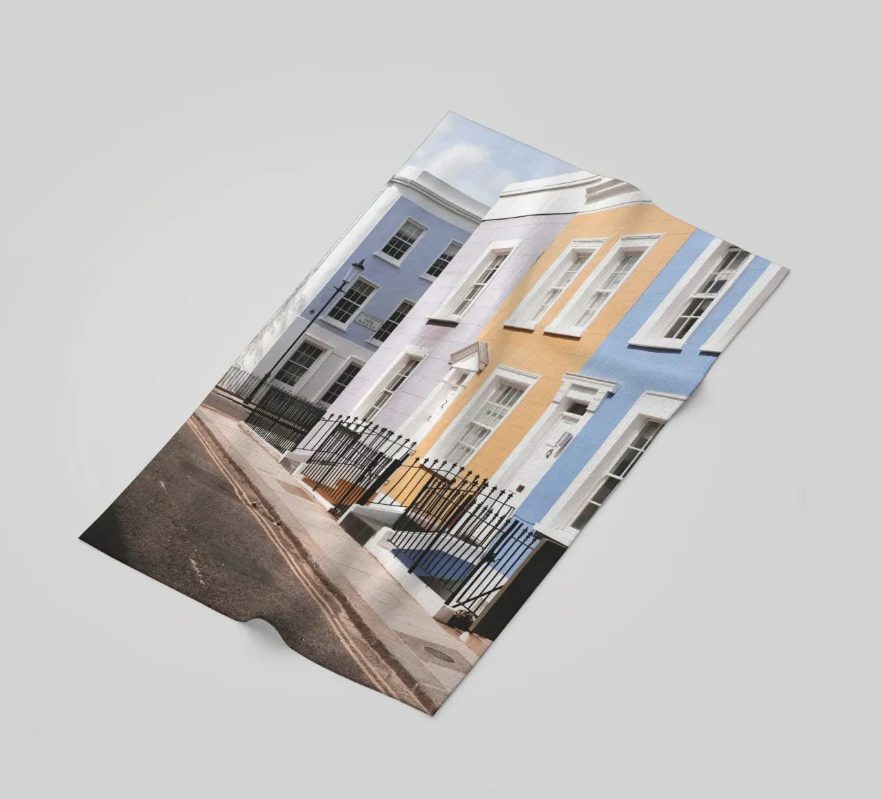 Londra, Inghilterra I Street a Notting Hill e case colorate telo mare da Julie Travel Photography