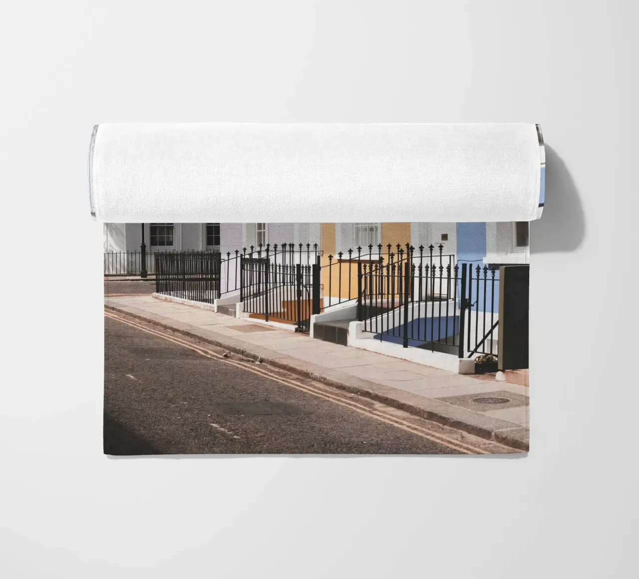 Londra, Inghilterra I Street a Notting Hill e case colorate telo mare da Julie Travel Photography