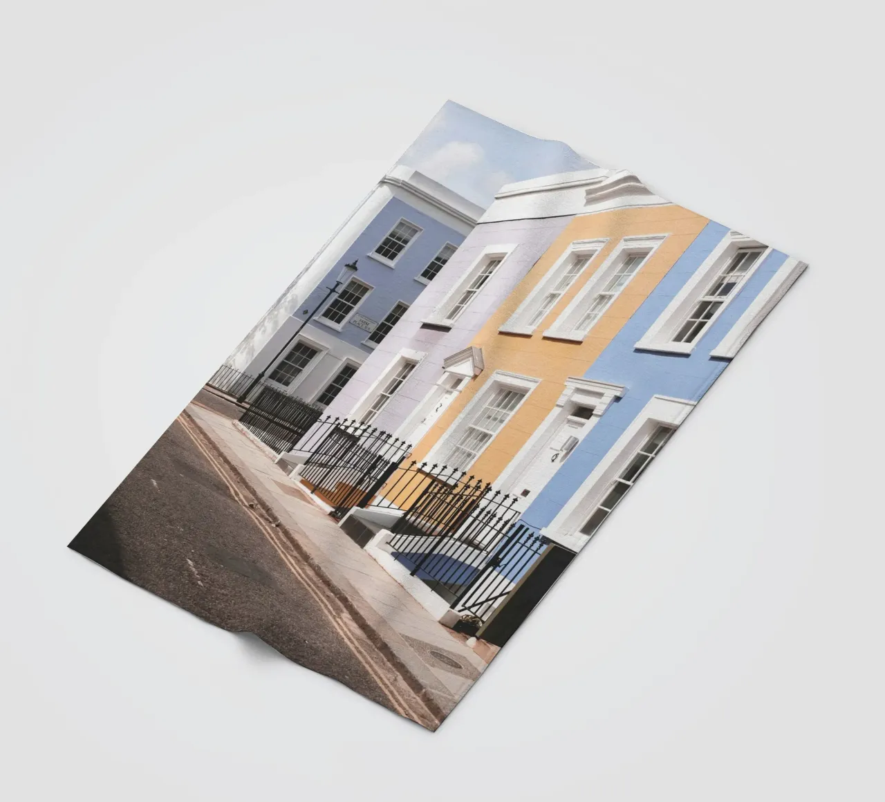 Londra, Inghilterra I Street a Notting Hill e case colorate coperta in pile da Julie Travel Photography