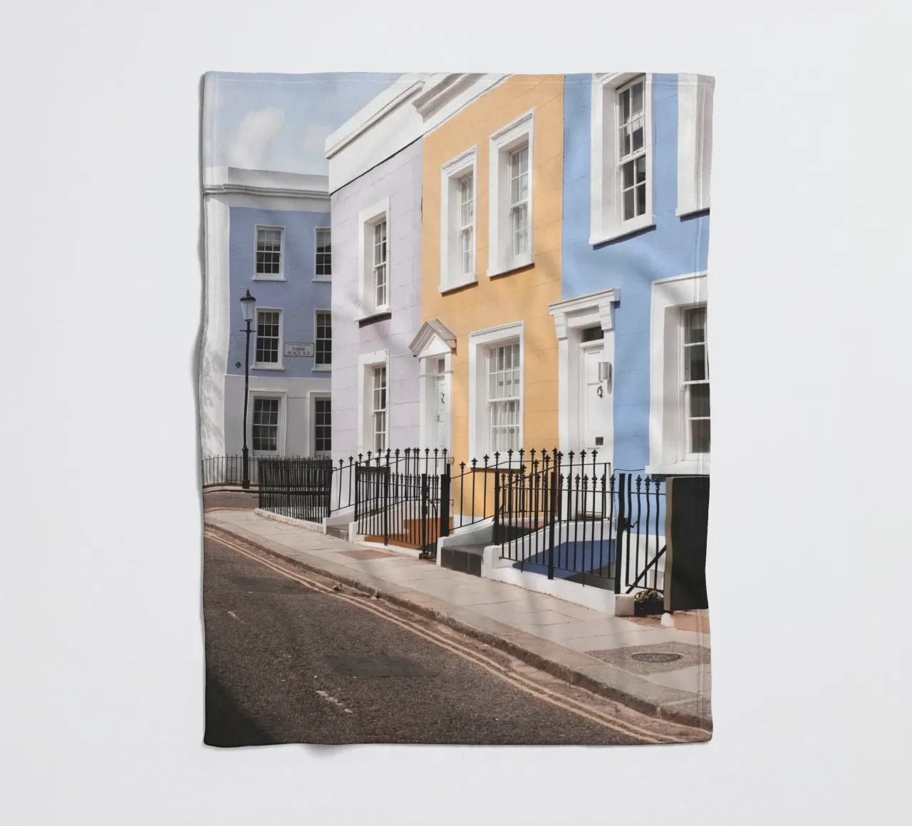 Londra, Inghilterra I Street a Notting Hill e case colorate coperta in pile da Julie Travel Photography
