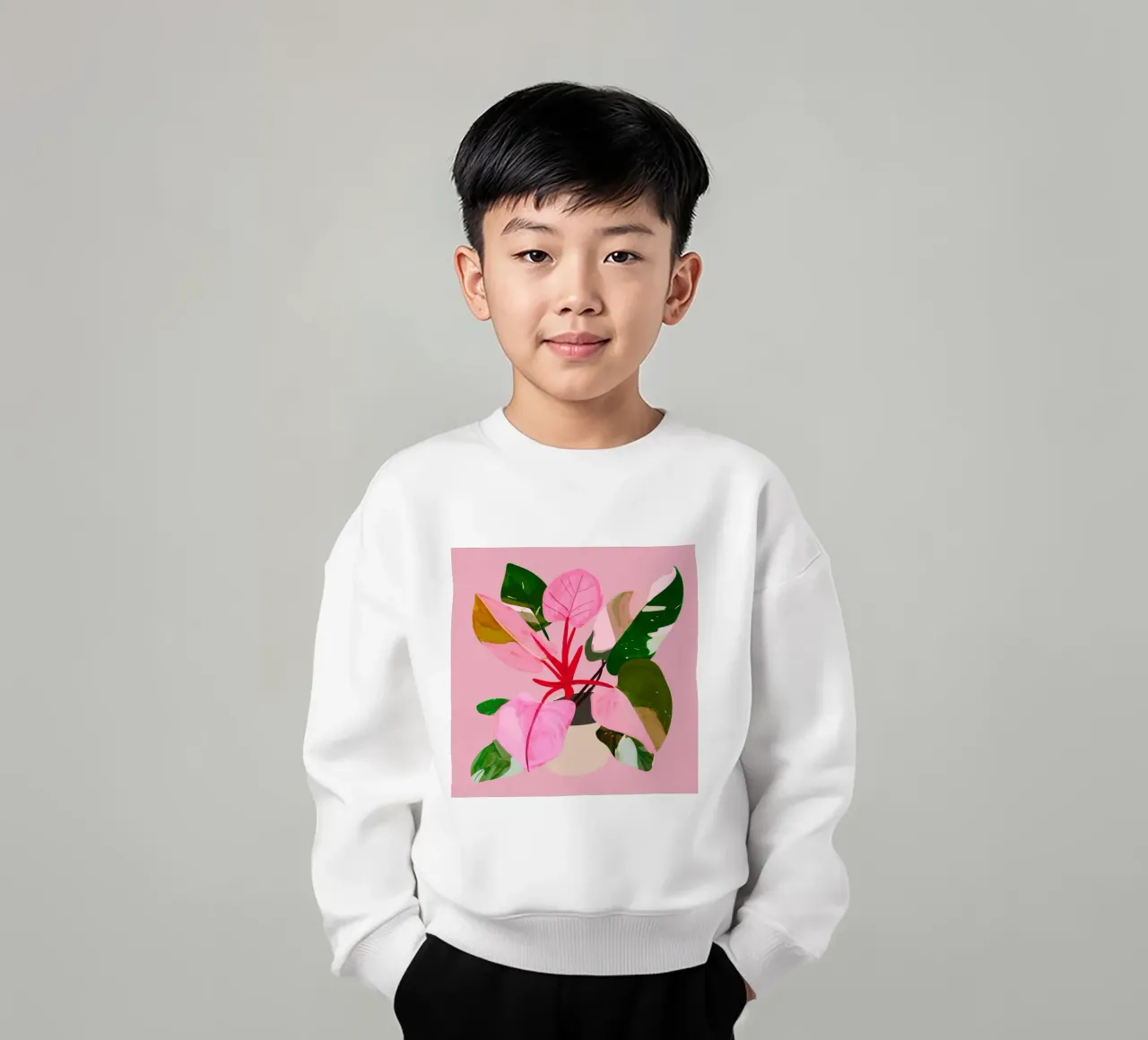 House Plant 7 kids sweatshirt by LeaDArt