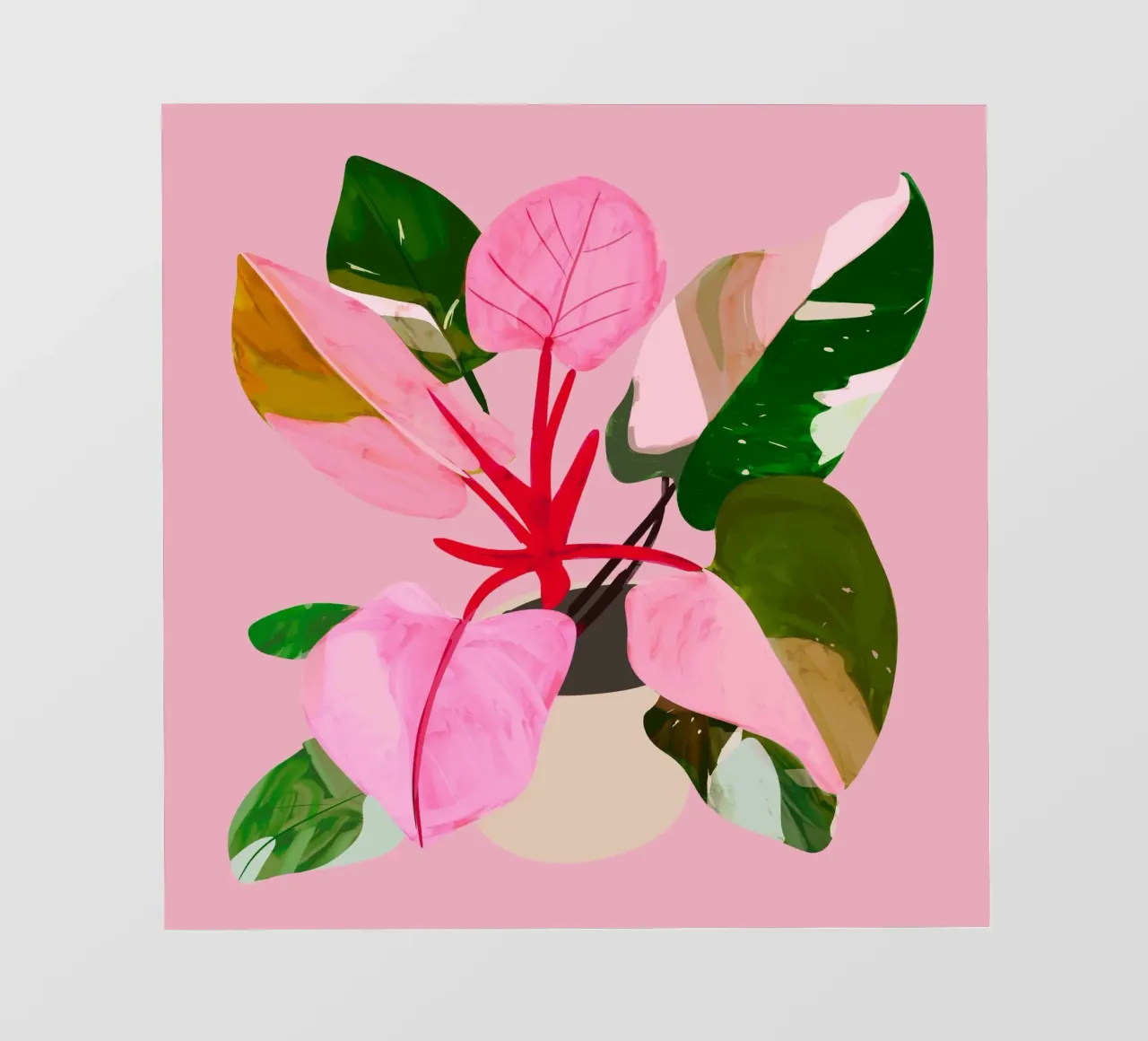Pianta d'appartamento 7 telo in pvc da LeaDArt