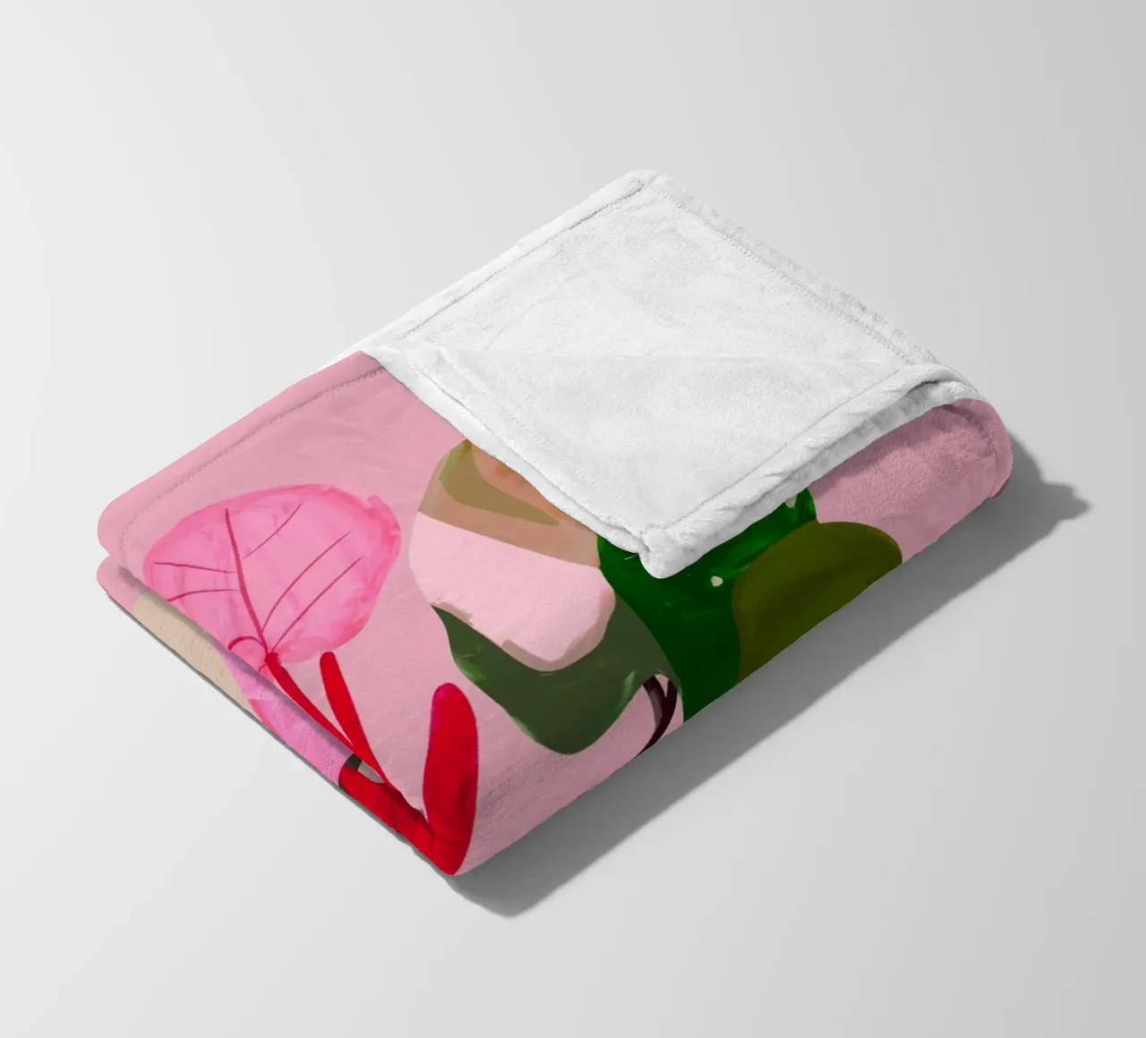 House Plant 7 fleece blanket by LeaDArt