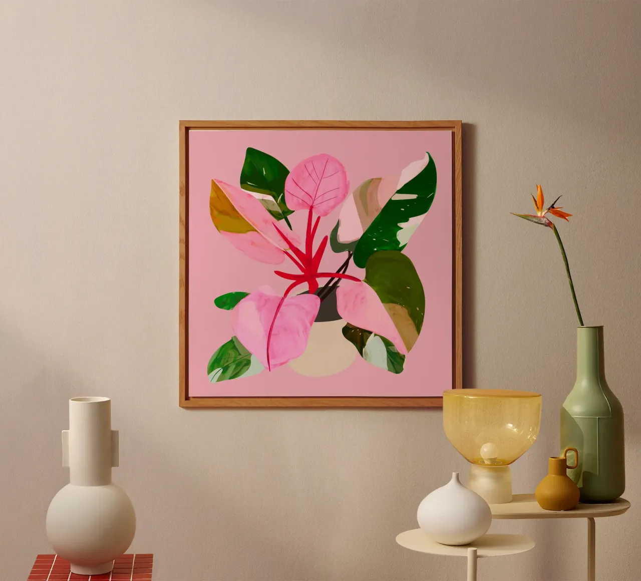 Pianta d'appartamento 7 alluminio dibond da LeaDArt
