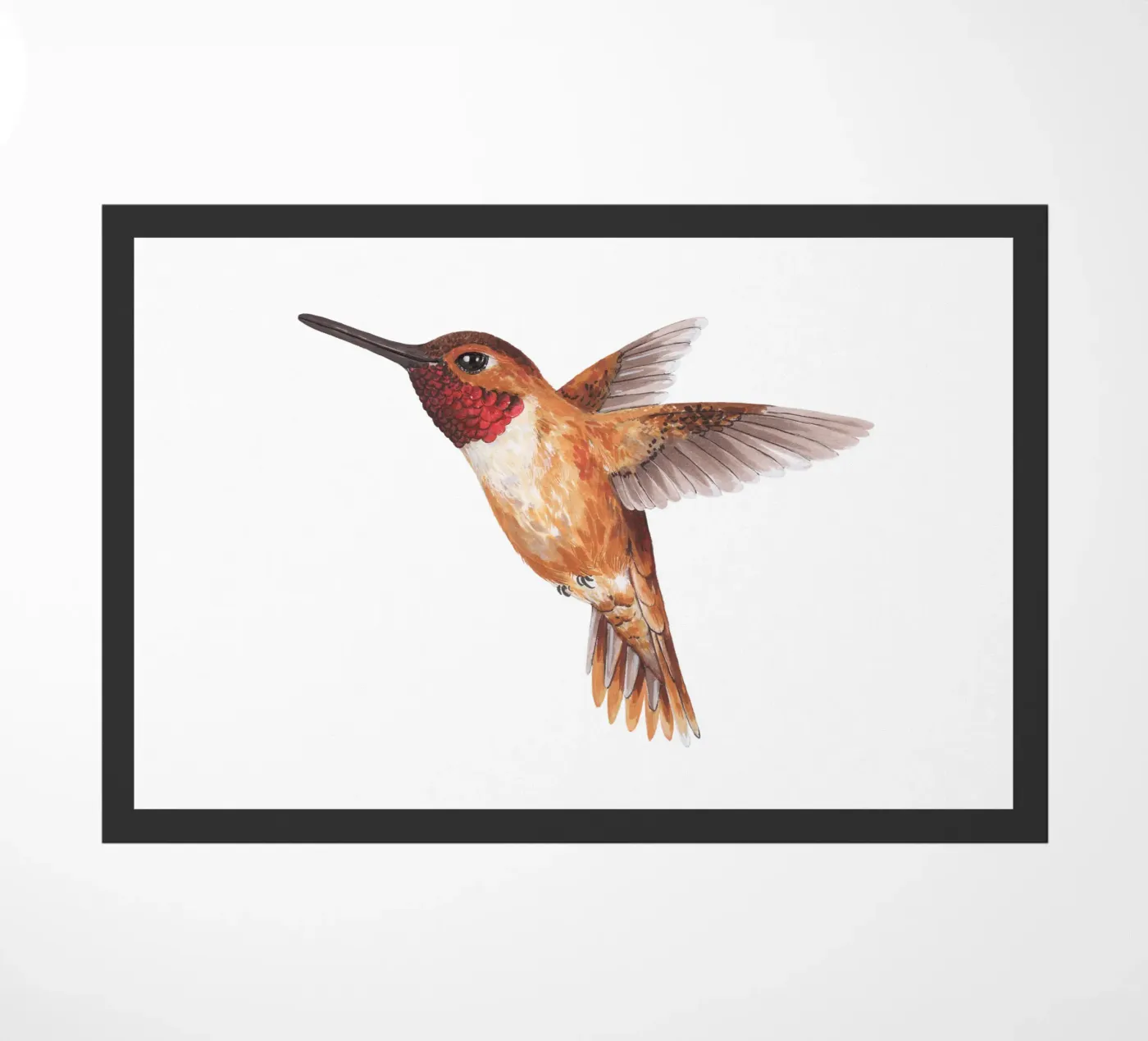 Kolibrie deurmat van Painted Nature
