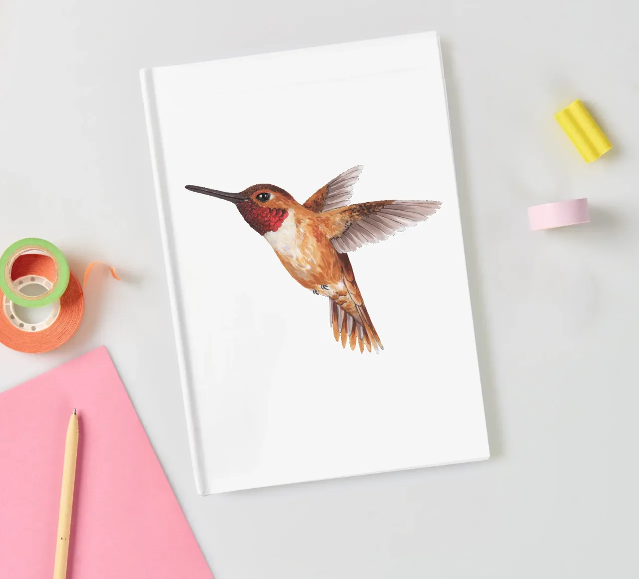 Hummingbird notebook by Painted Nature
