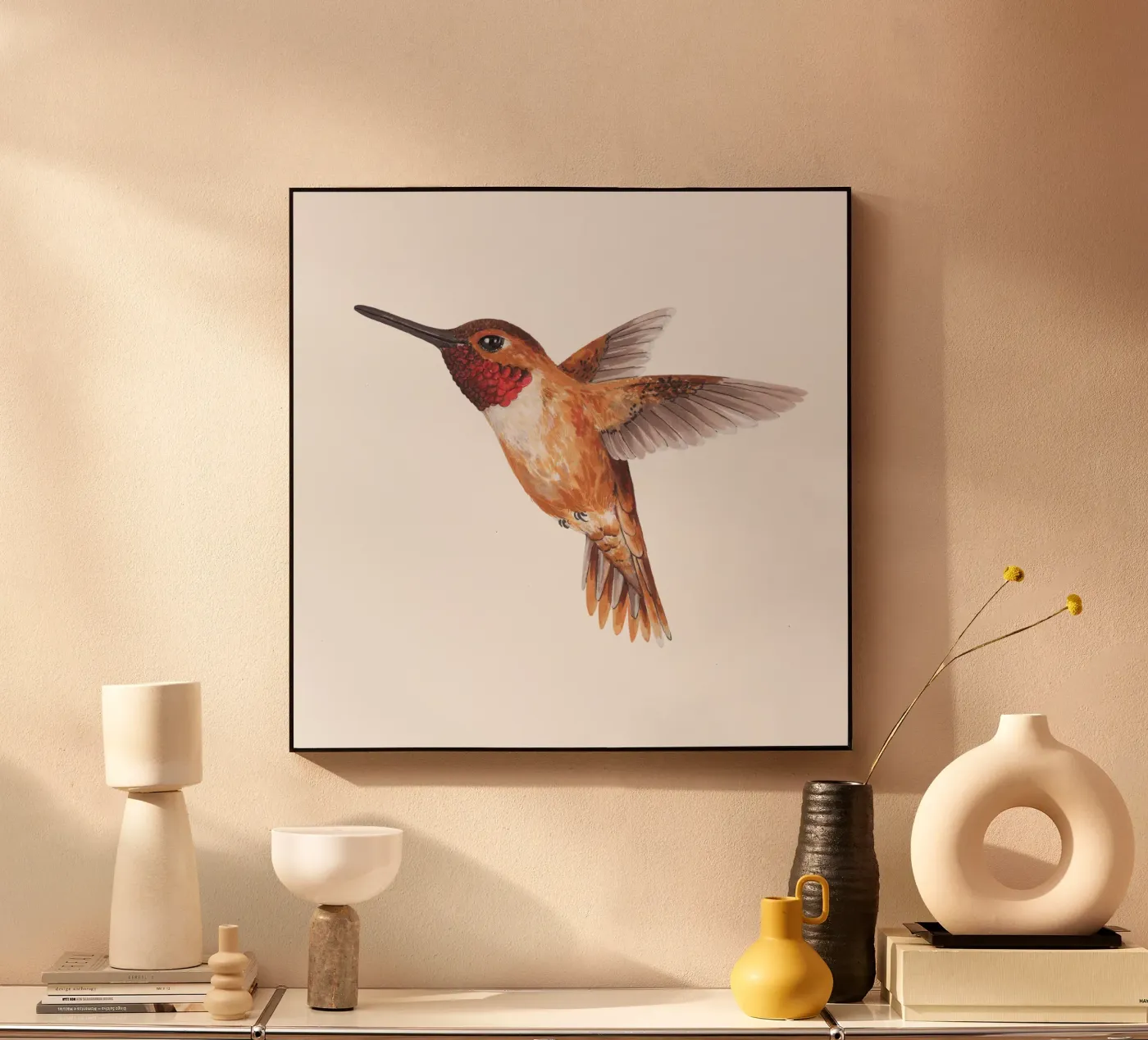 Hummingbird Acryl-Glas von Painted Nature