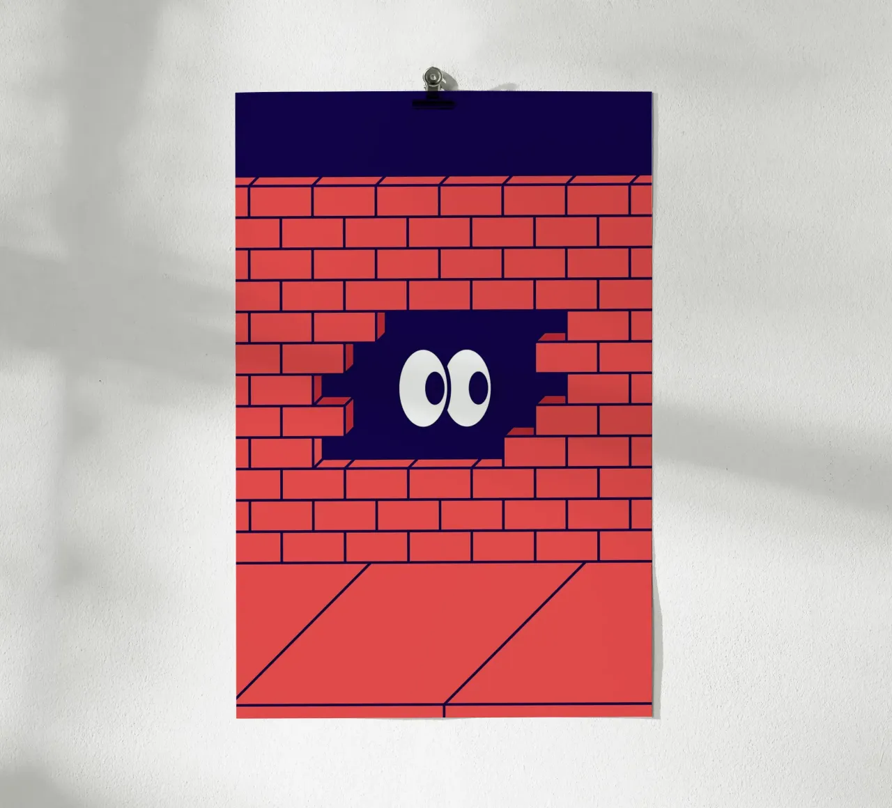 Hole poster con telaio in legno da The Poster Kid