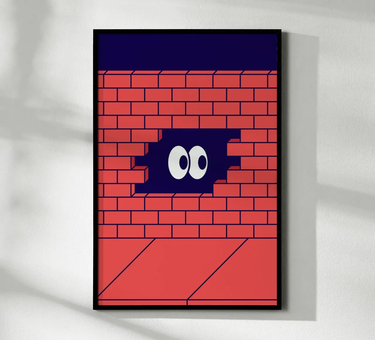 Hole poster con telaio in legno da The Poster Kid