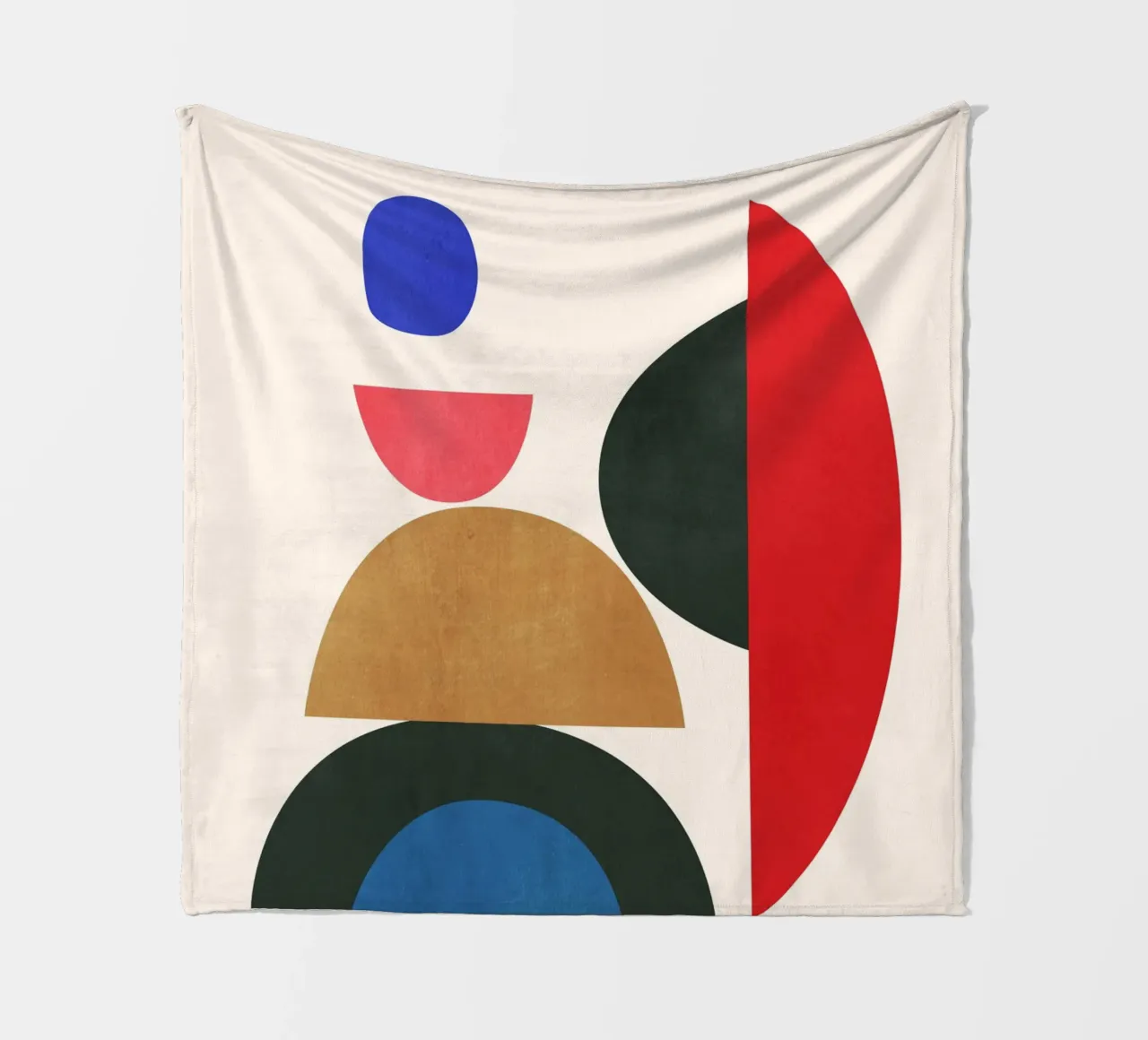 Astratto minimalista 86 coperta in pile da LeaDArt