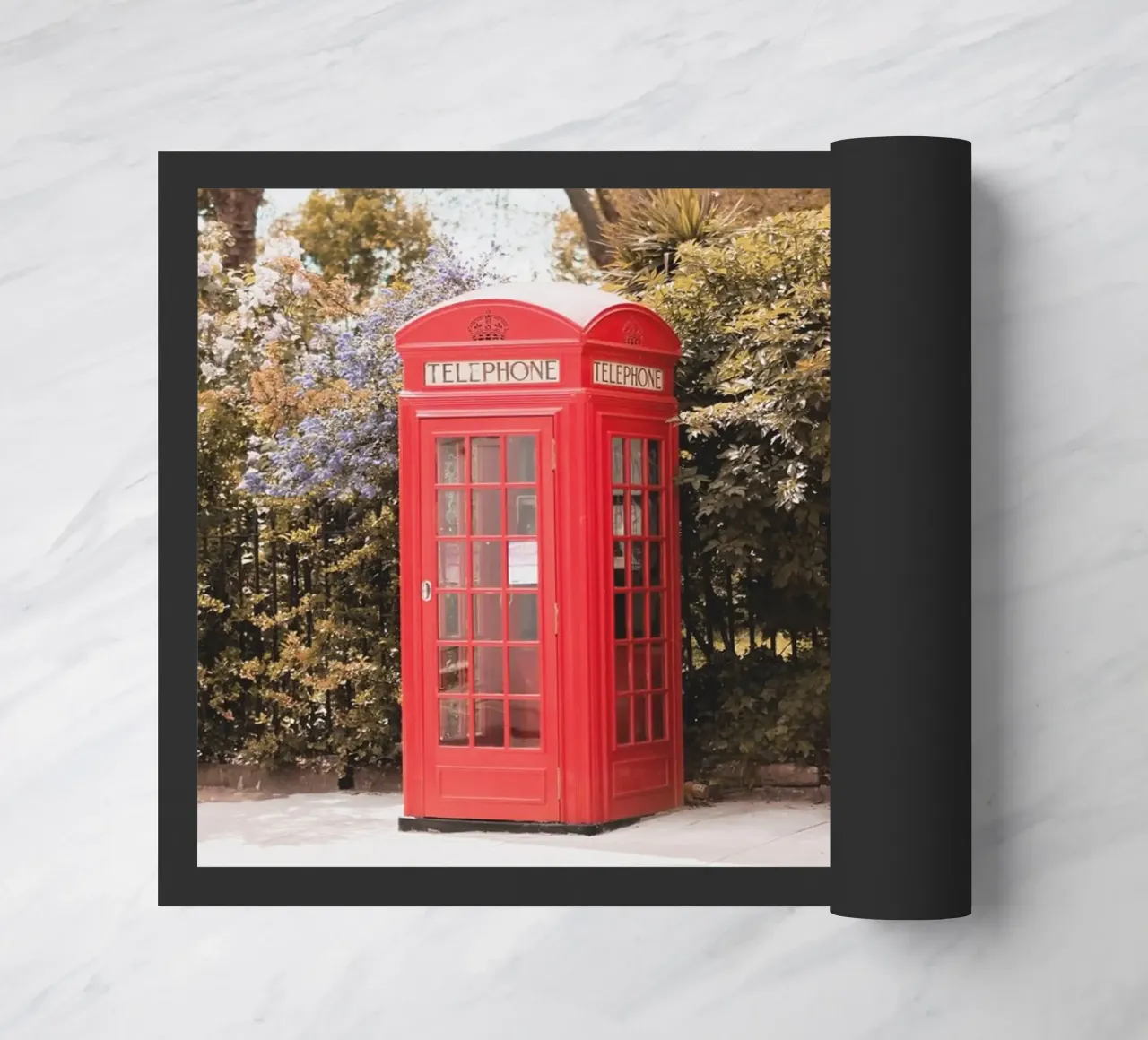 Londra, Inghilterra I Cabine telefoniche rosse inglesi zerbino da Julie Travel Photography