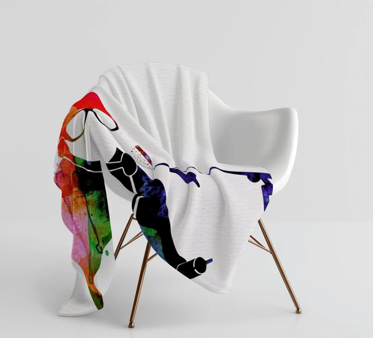 Run Dmc Fleecedecke von Naxart