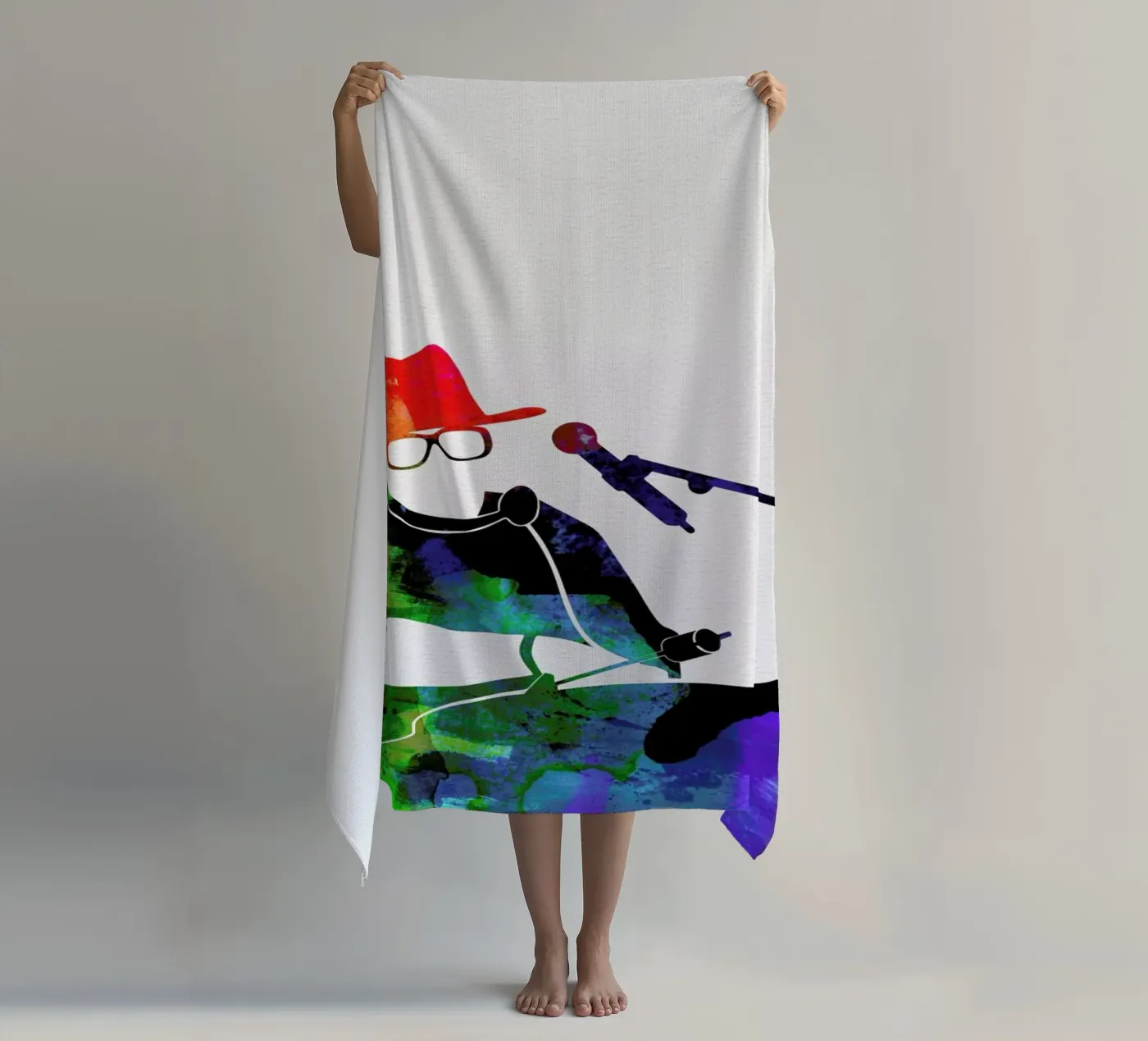 Run Dmc strandhanddoek van Naxart