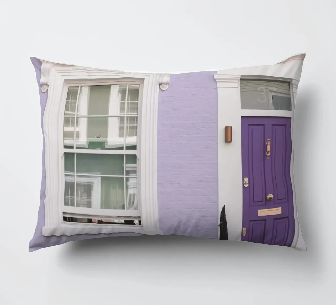 Londra, Inghilterra I Facciata di Notting Hill in viola cuscino da Julie Travel Photography