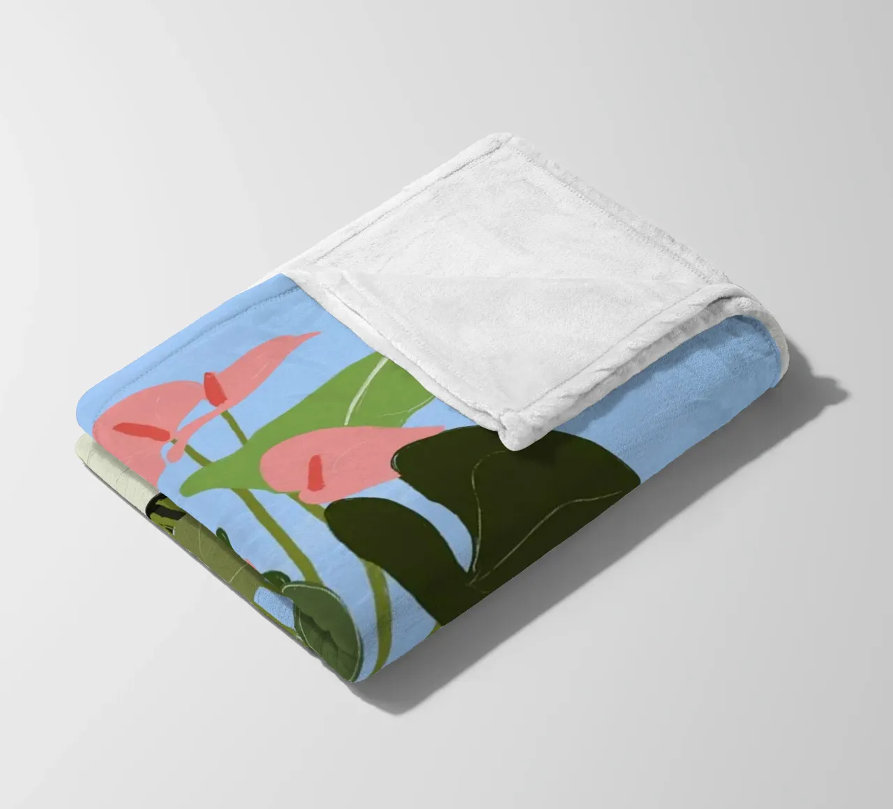 Pianta d'appartamento 6 coperta in pile da LeaDArt