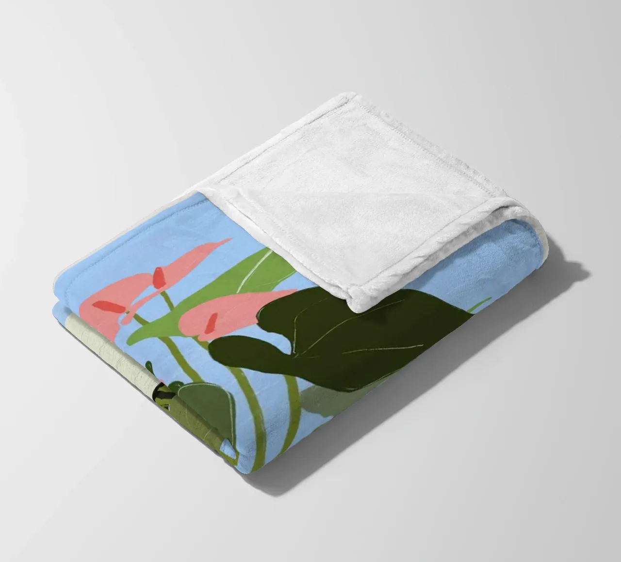Pianta d'appartamento 6 coperta in pile da LeaDArt