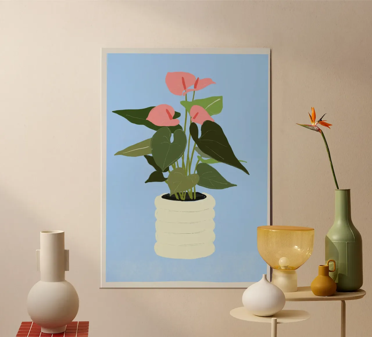 Pianta d'appartamento 6 alluminio dibond da LeaDArt