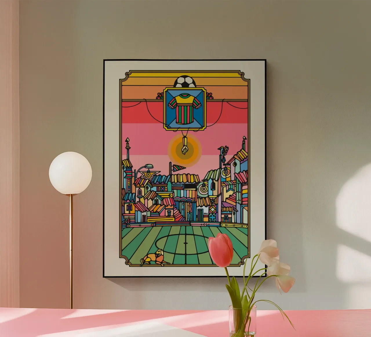 Il campo plexiglass da Ninhol