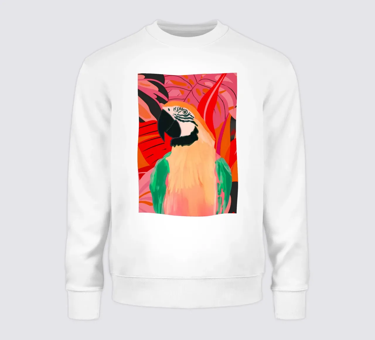 Papagei im Dschungel 3 Sweatshirt von LeaDArt