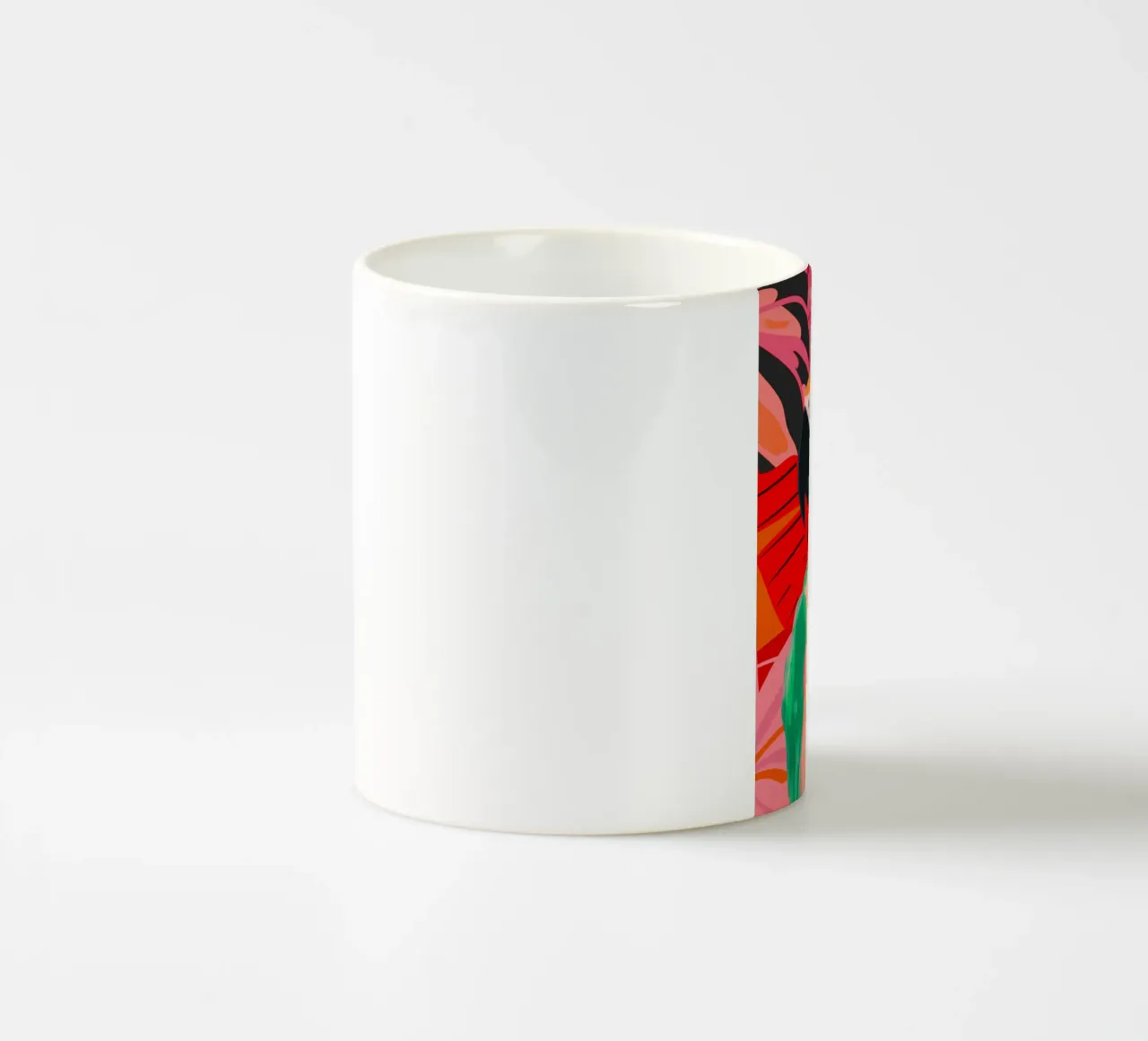 Parrot In Jungle 3 ceramic mug by LeaDArt