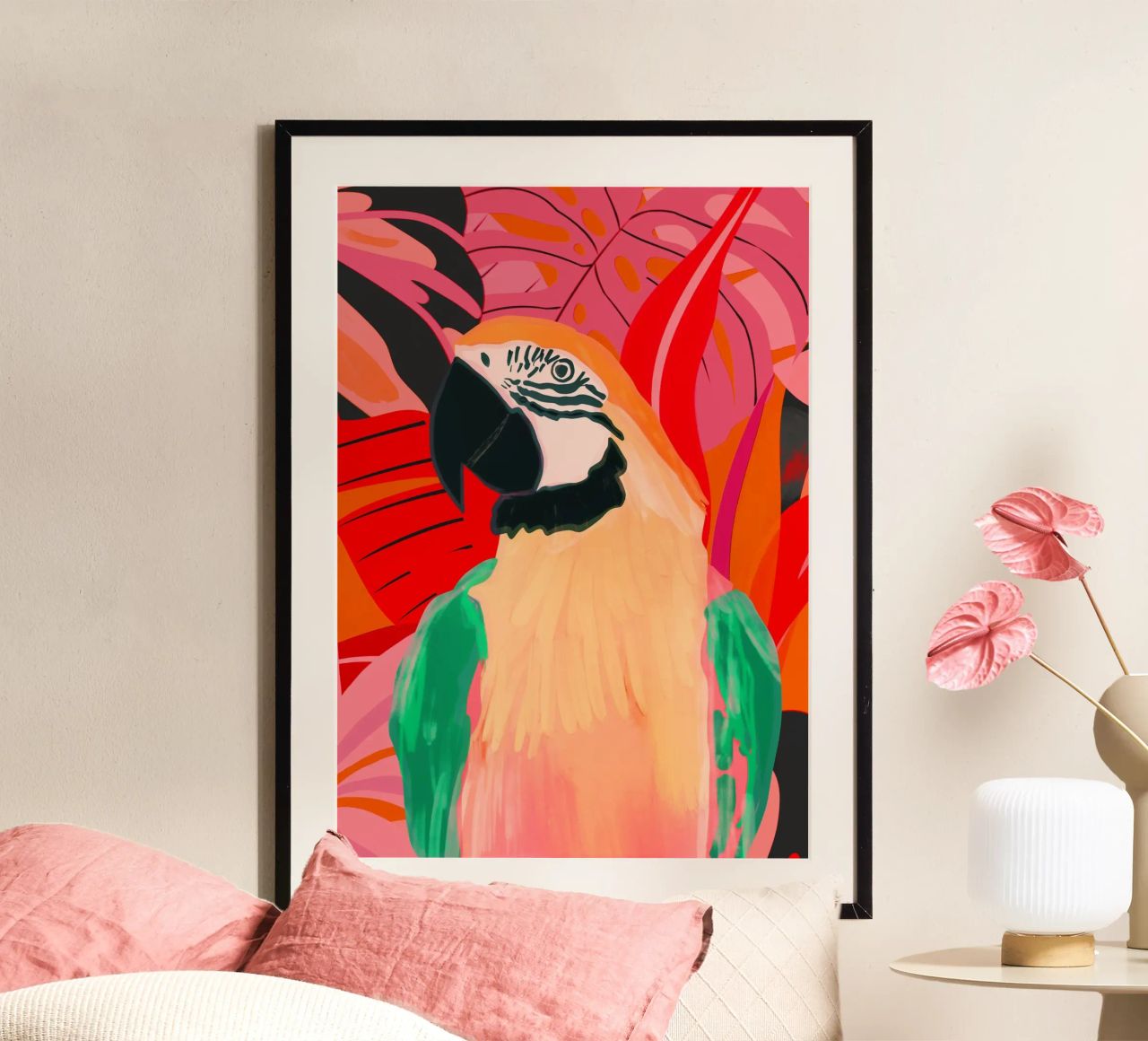 Perroquet dans la jungle 3 poster de LeaDArt