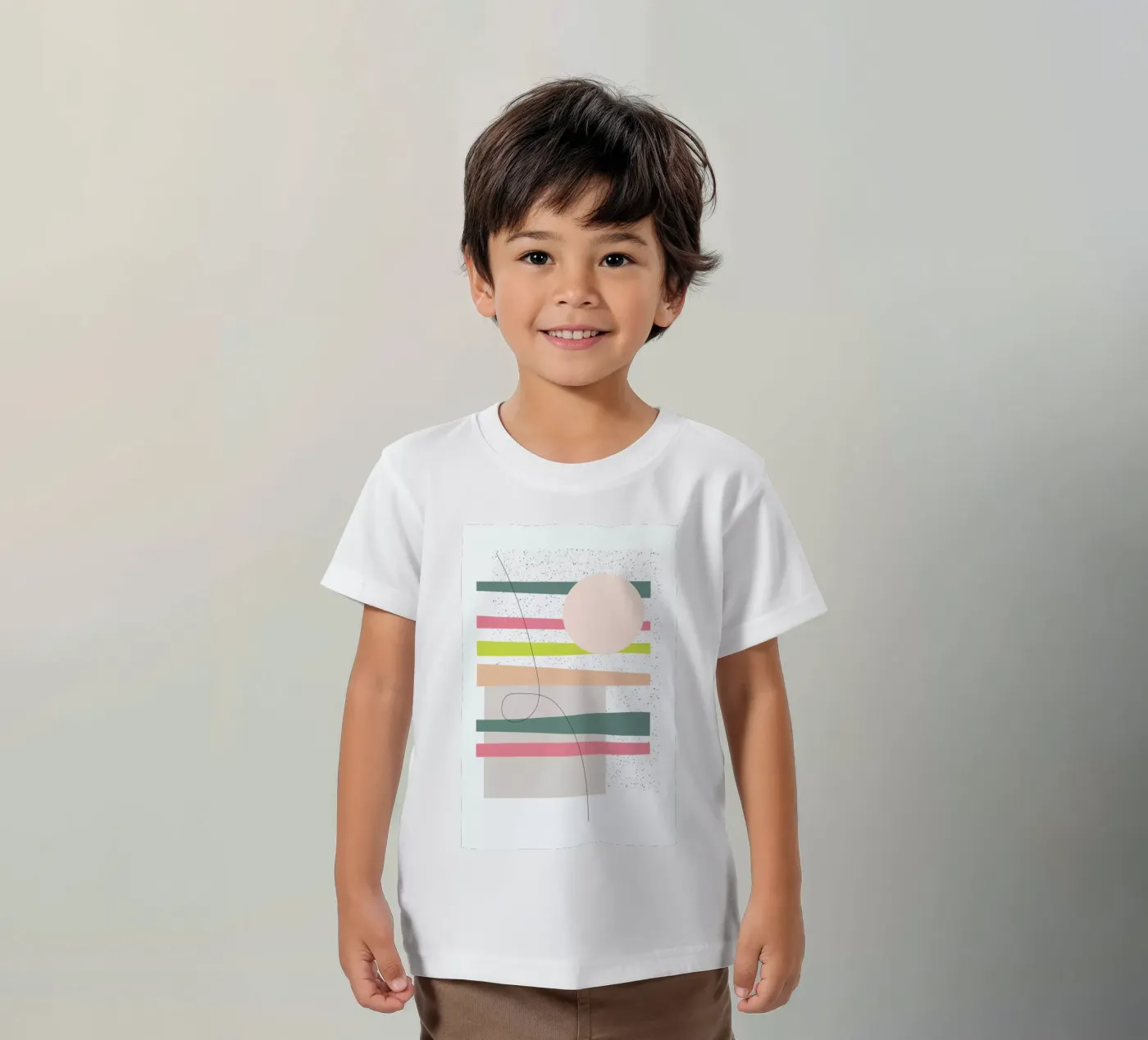 Sunset kinder t-shirt van Linda Gobeta