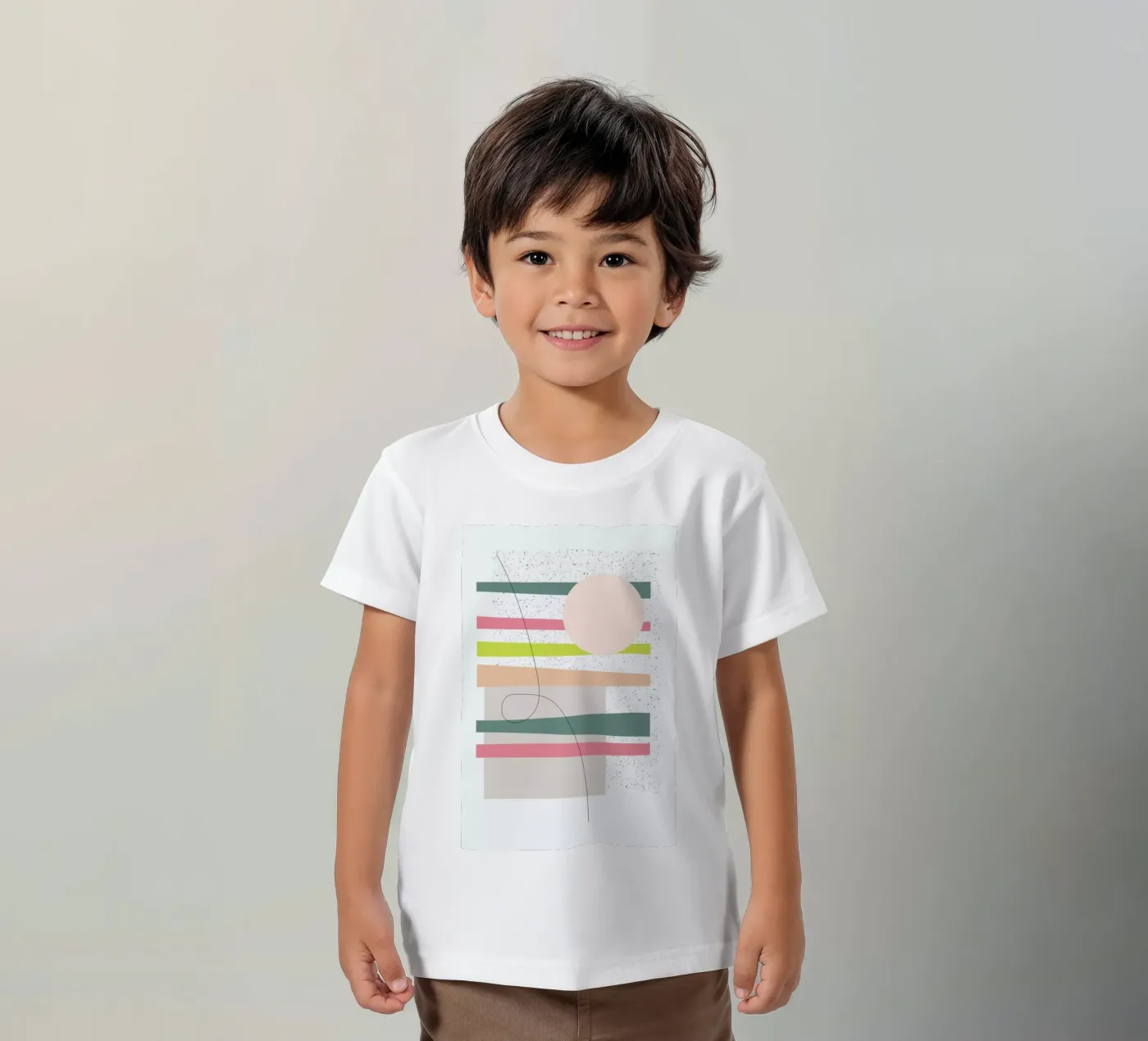 Sunset kinder t-shirt van Linda Gobeta