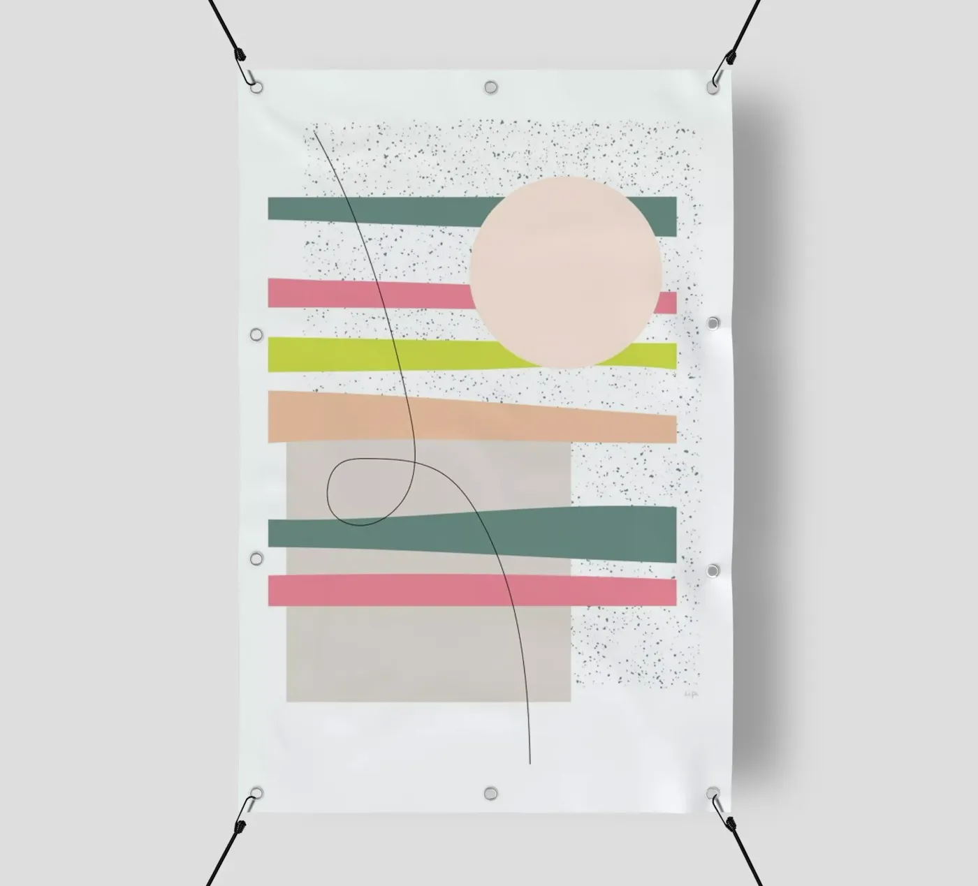 Sunset telo in pvc da Linda Gobeta