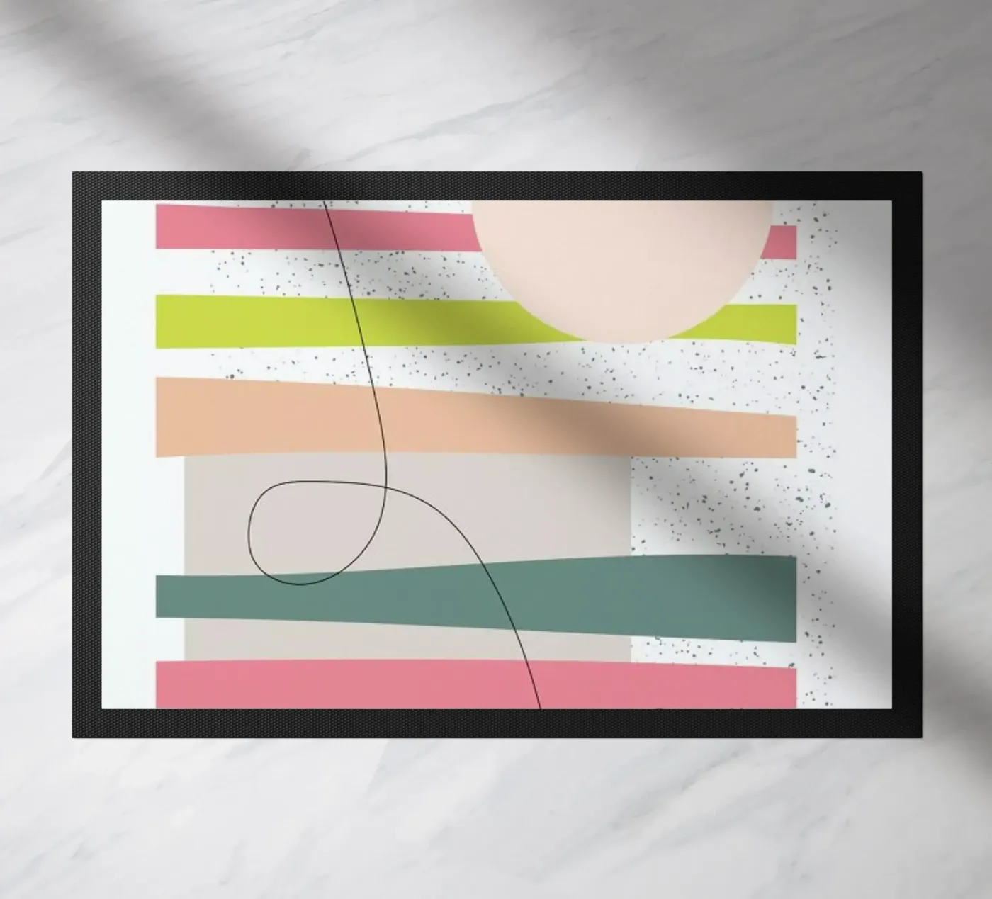 Sunset deurmat van Linda Gobeta