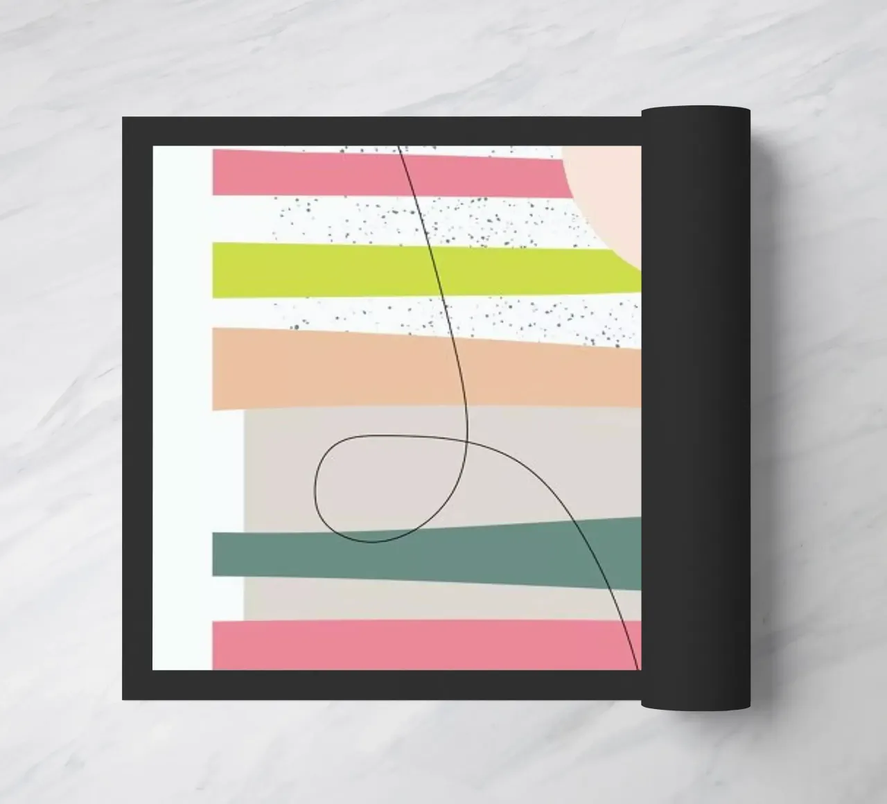 Sunset deurmat van Linda Gobeta