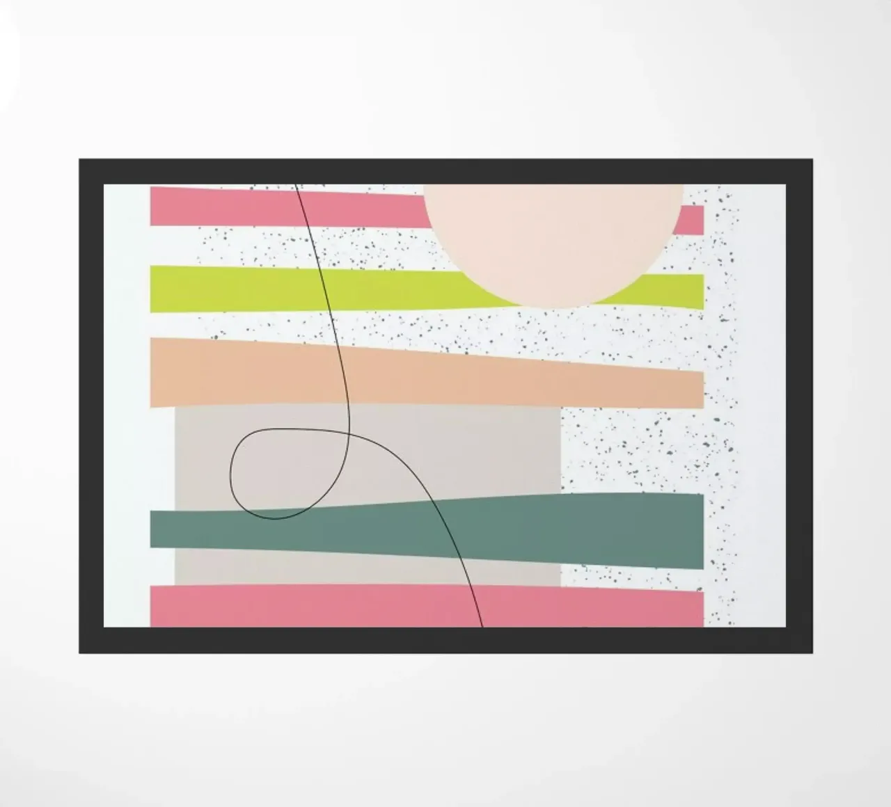 Sunset deurmat van Linda Gobeta