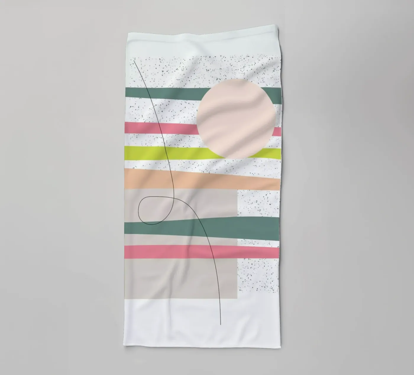 Sunset towel by Linda Gobeta