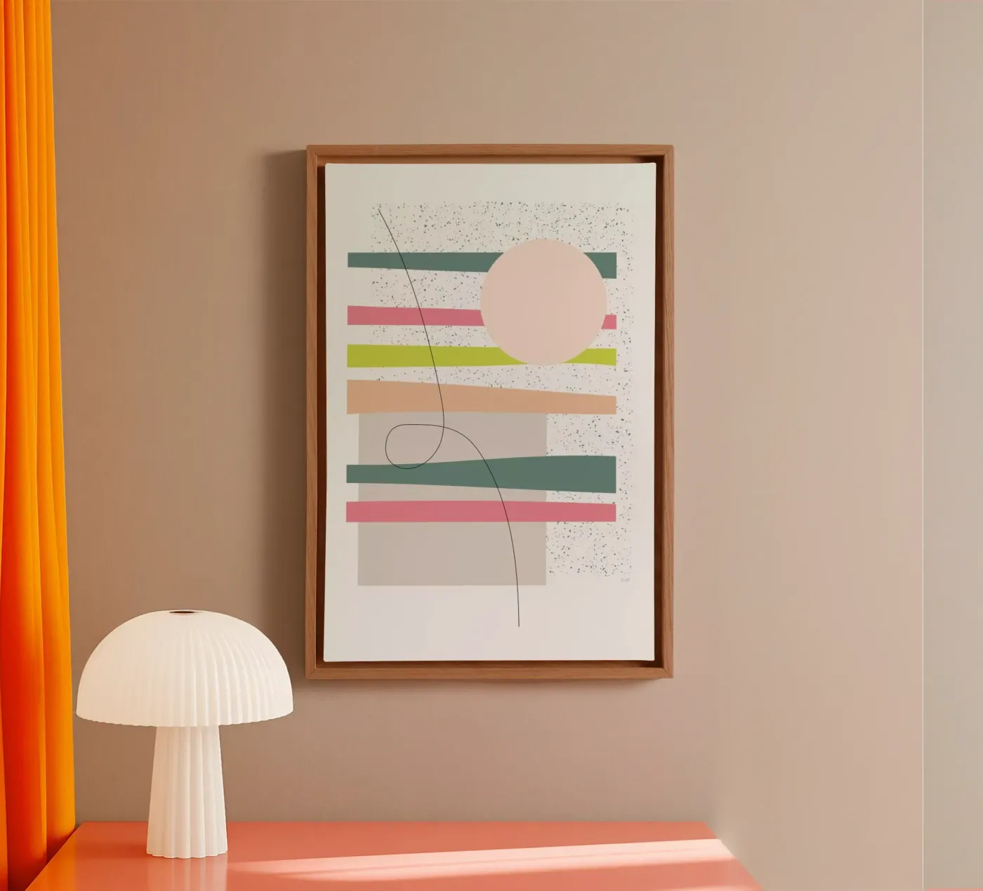 Sunset tela da Linda Gobeta