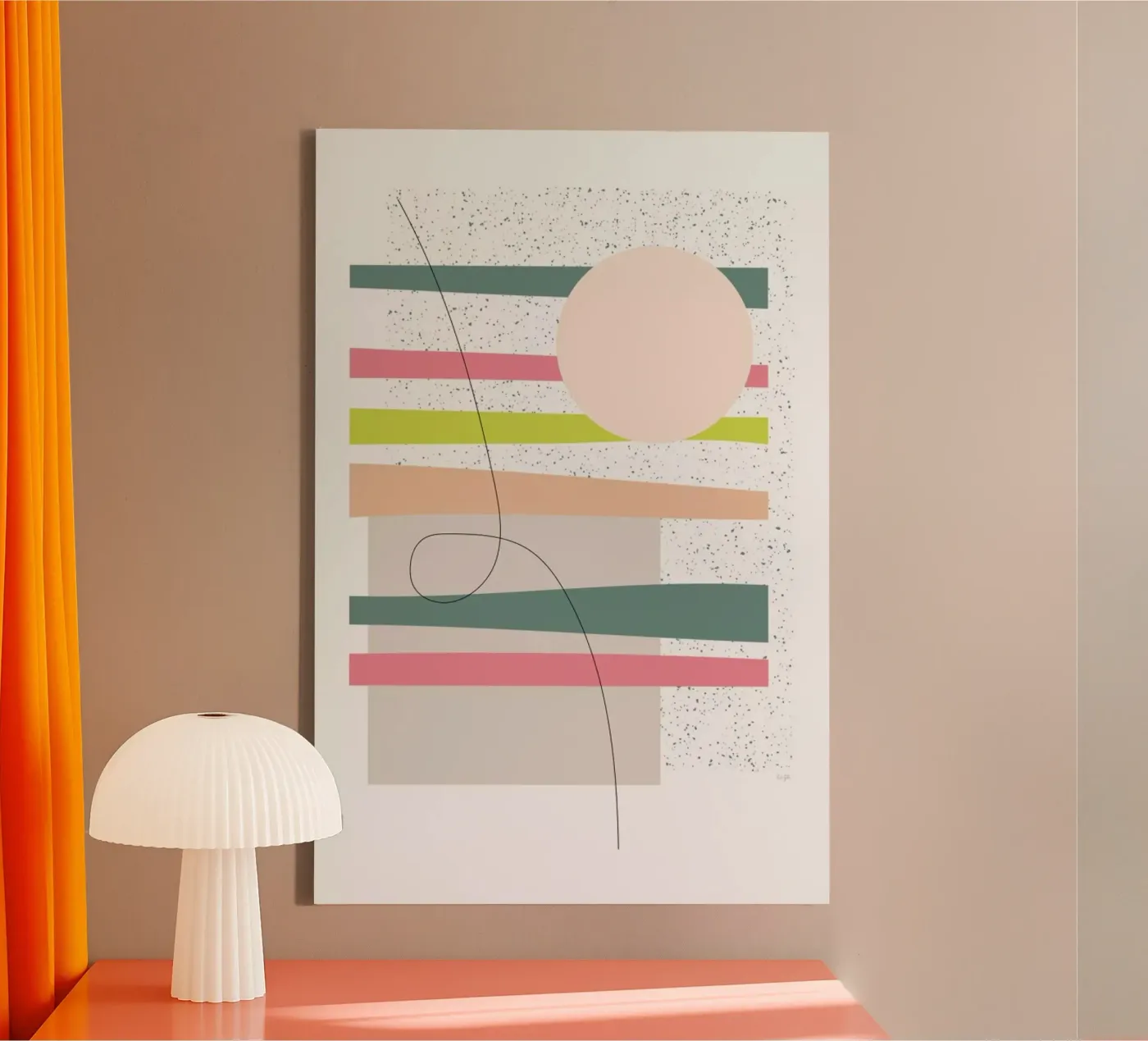 Sunset tela da Linda Gobeta