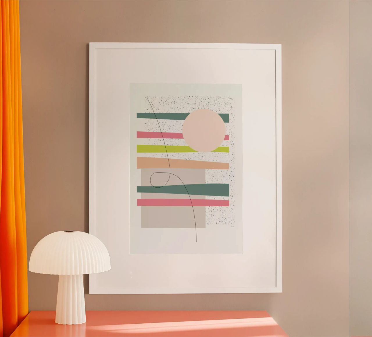 Sunset Poster von Linda Gobeta