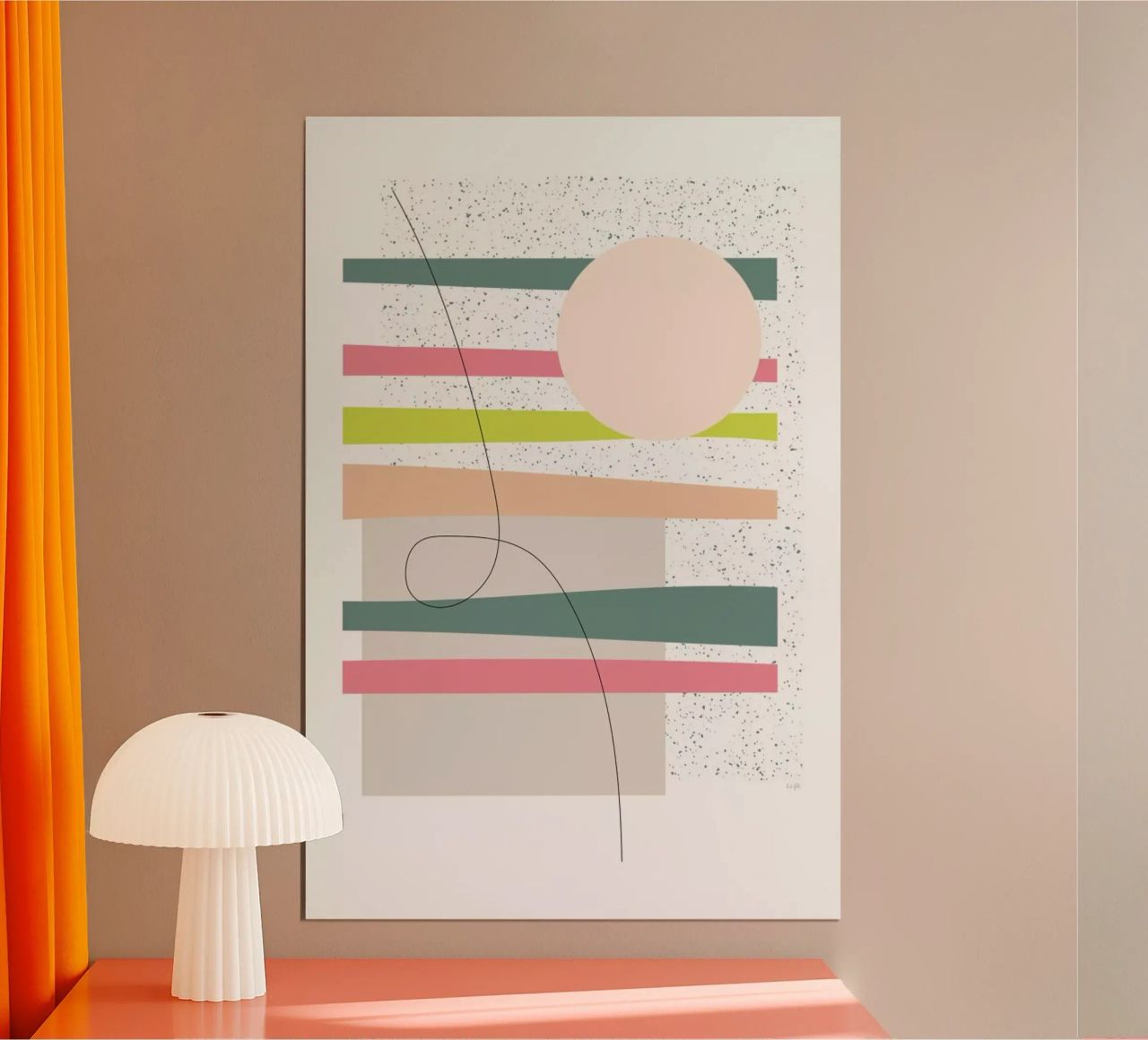Sunset Poster von Linda Gobeta