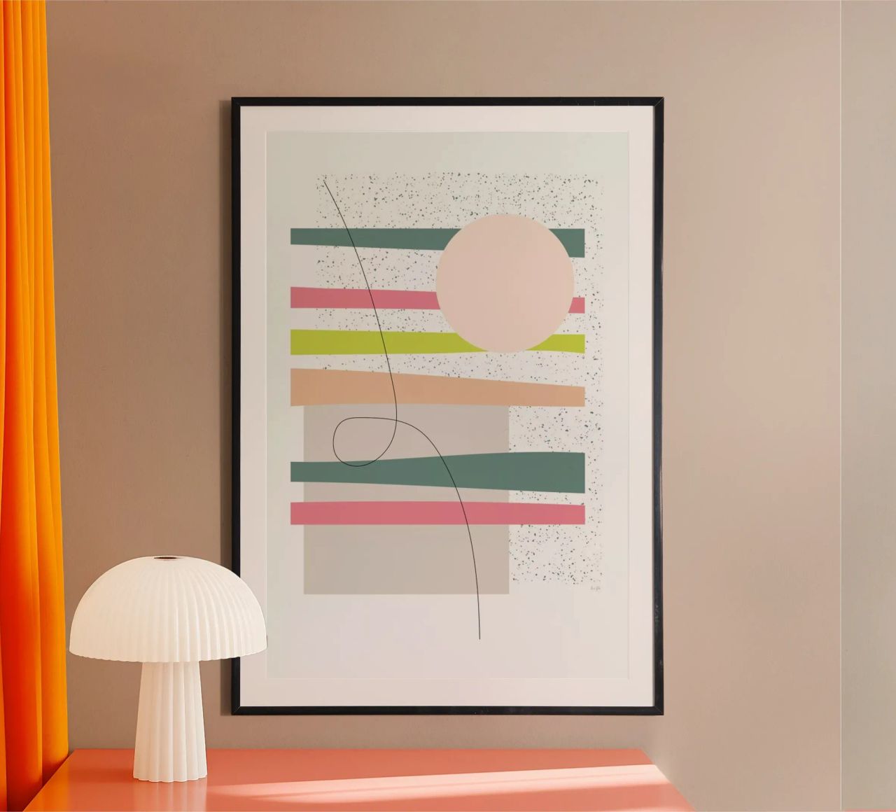 Sunset Poster von Linda Gobeta
